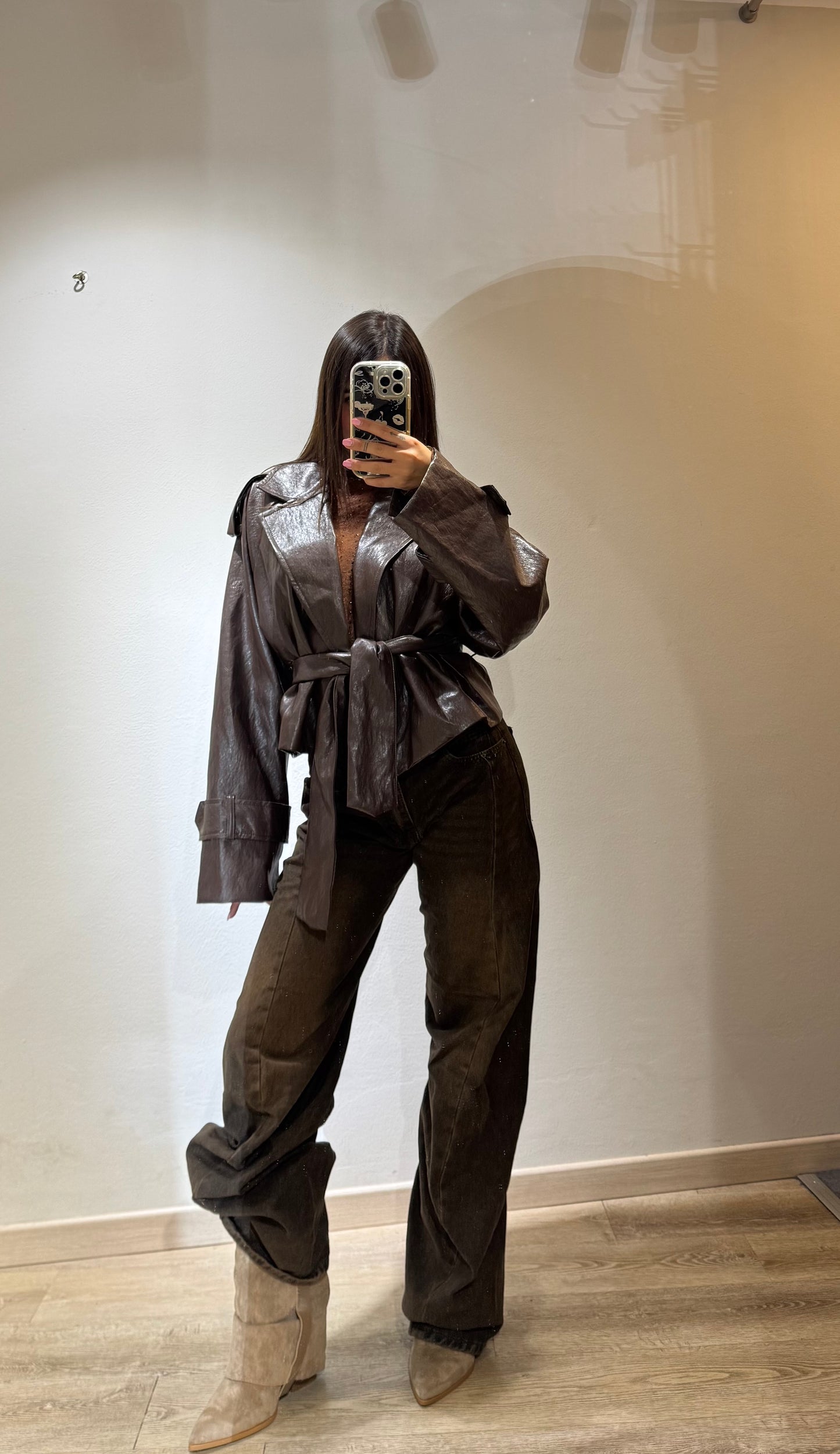 TRENCH VINILE TOP QUALITY