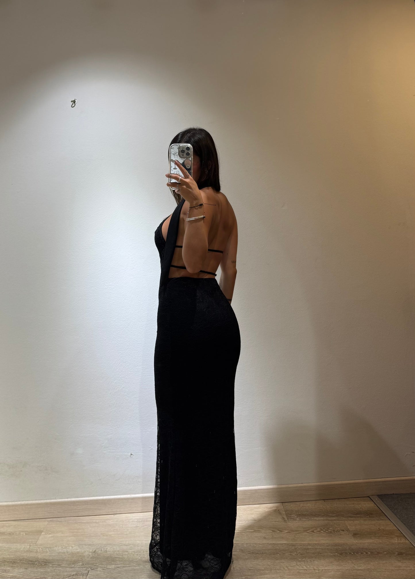 LONG DRESS MACRAME