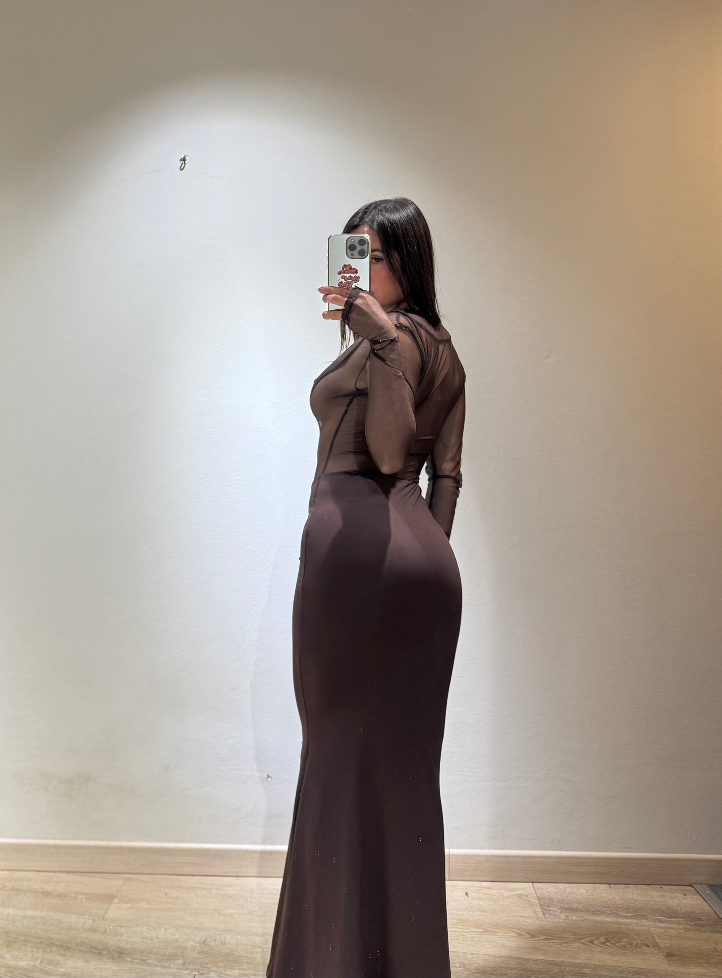 LONG DRESS VELATO
