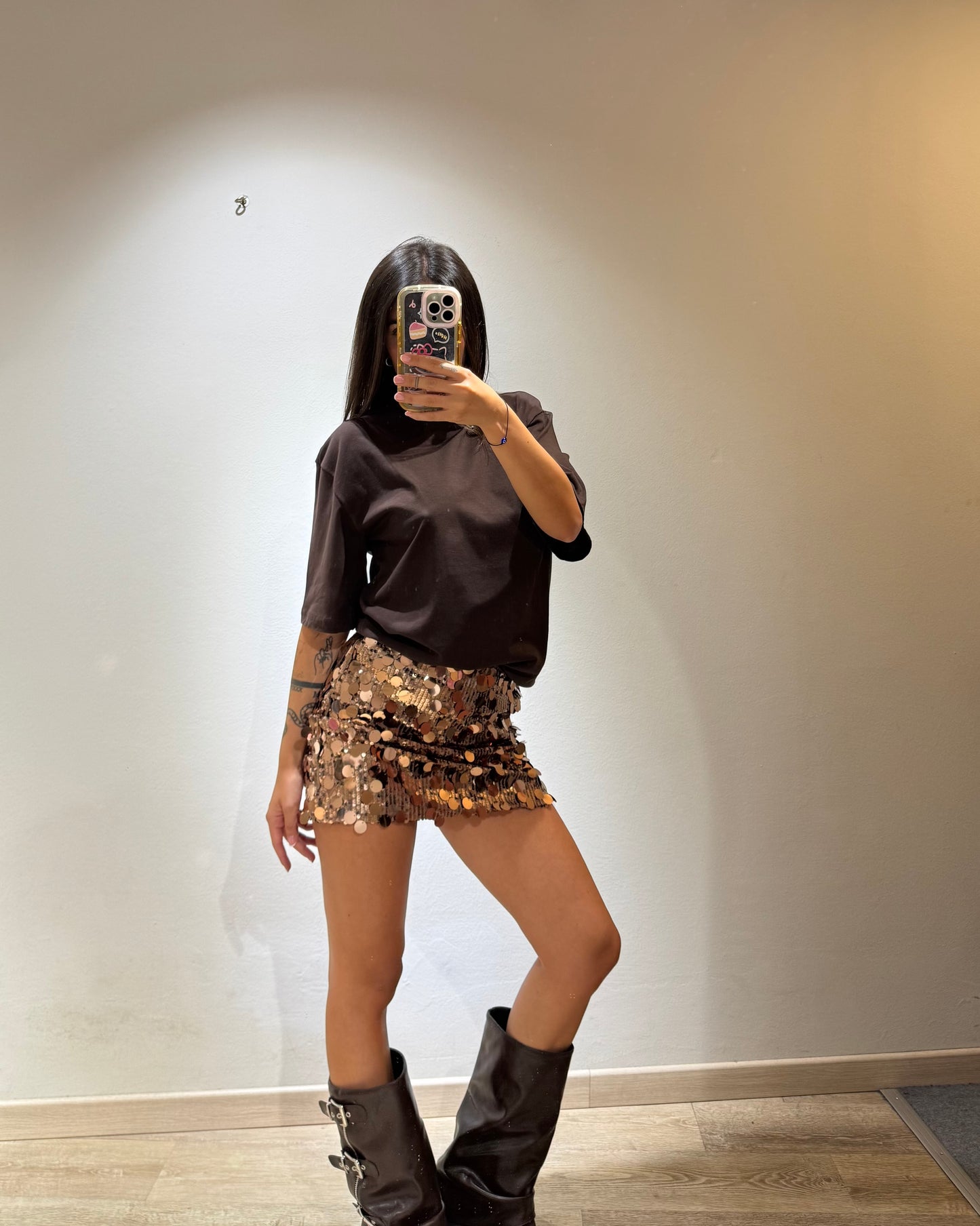 MINI SKIRT PAILLETTES