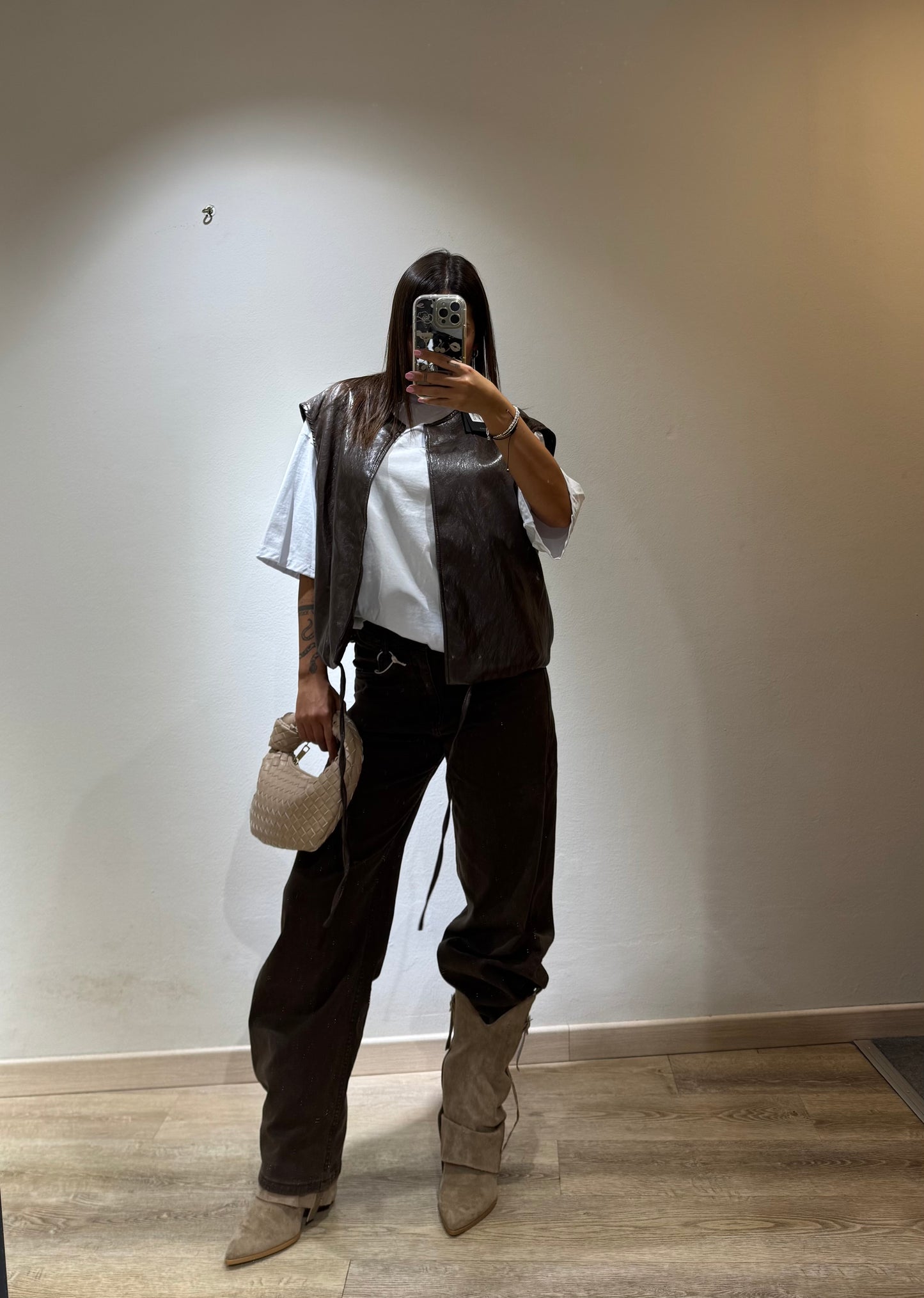 DENIM BALOON BROWN