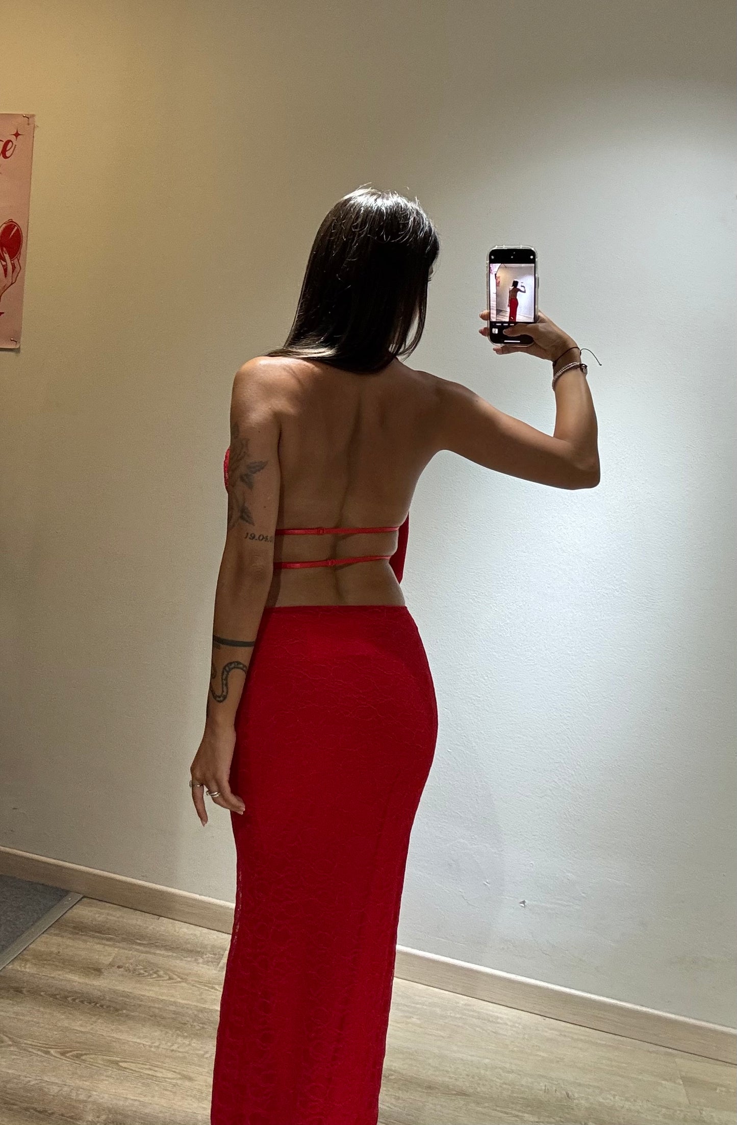 LONG DRESS MACRAME