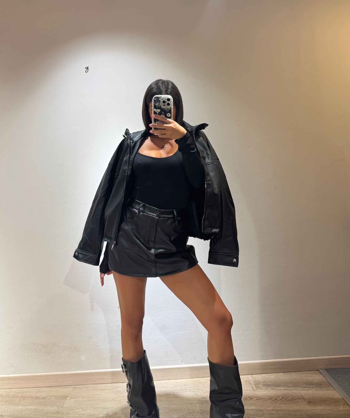 MINI SKIRT ECOPELLE