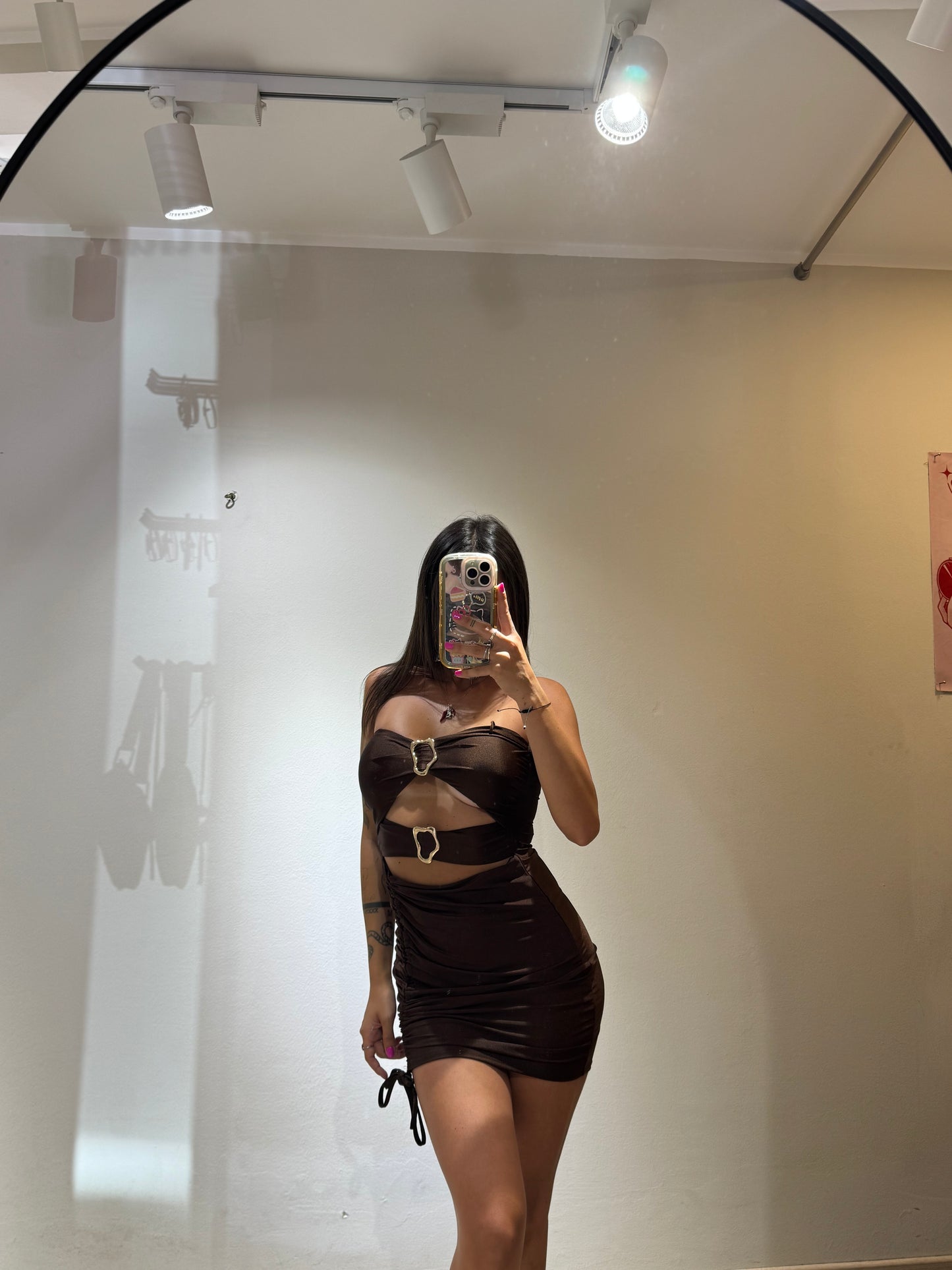 MINI DRESS GOLDEN