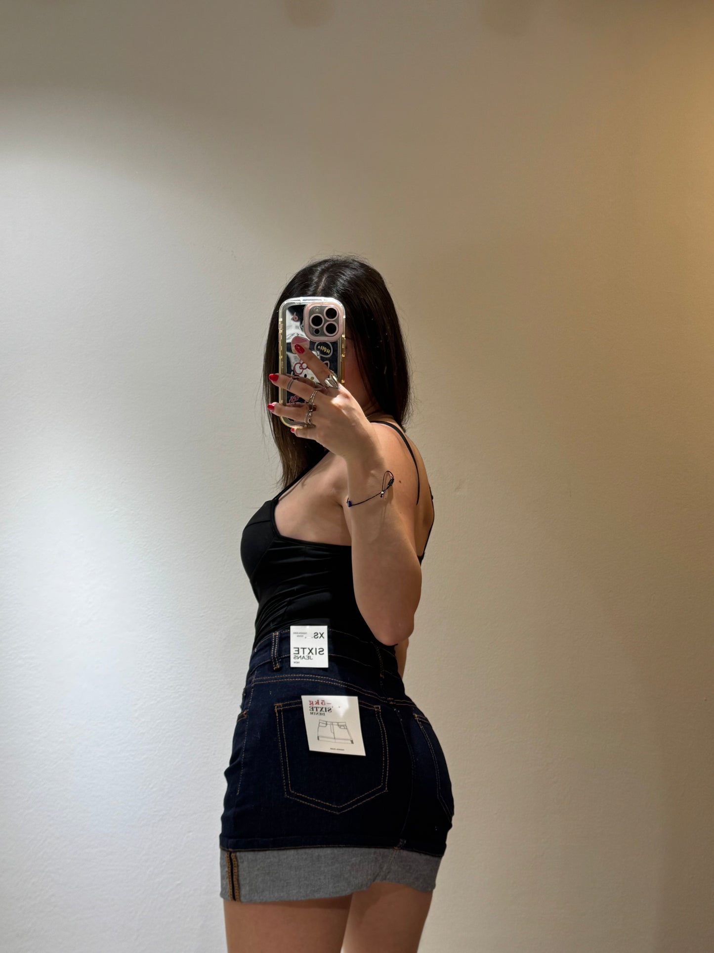 MINI SKIRT PIEGONE