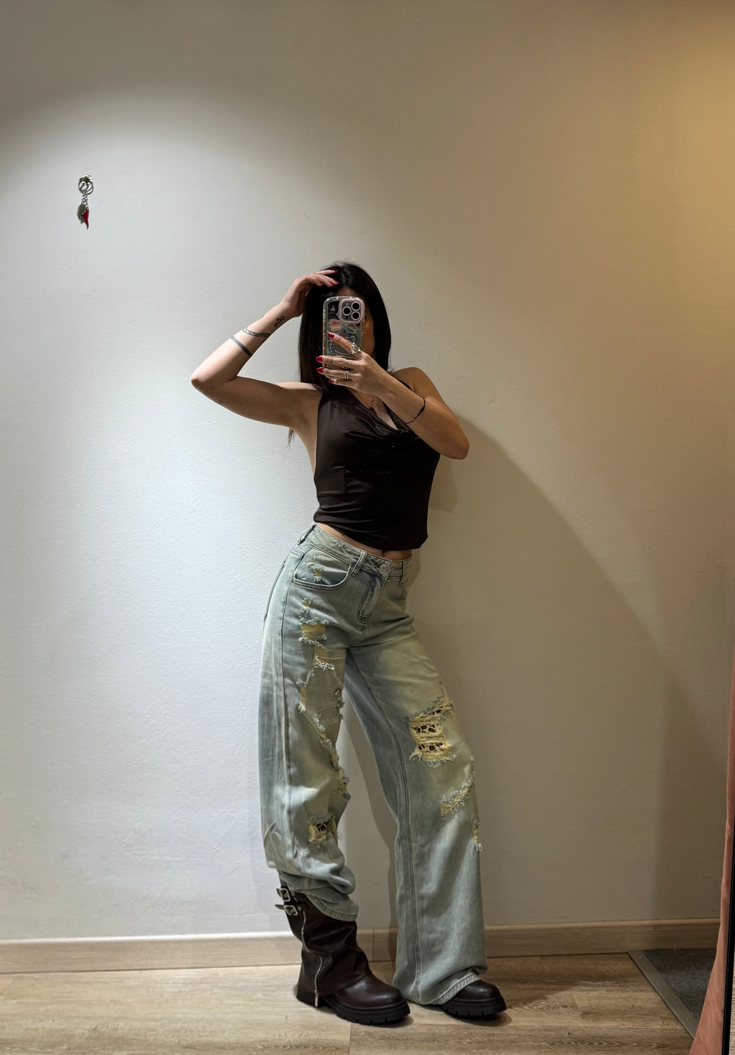 DENIM STRAPPI LEO