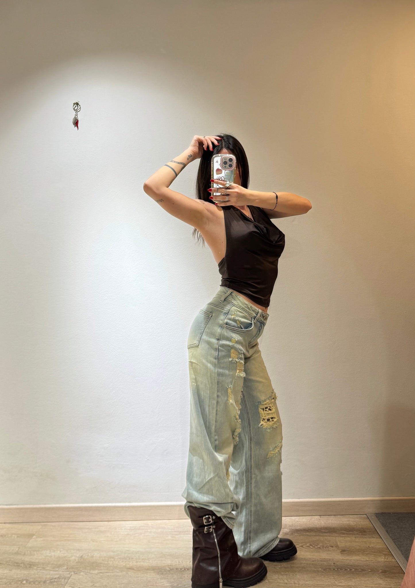 DENIM STRAPPI LEO