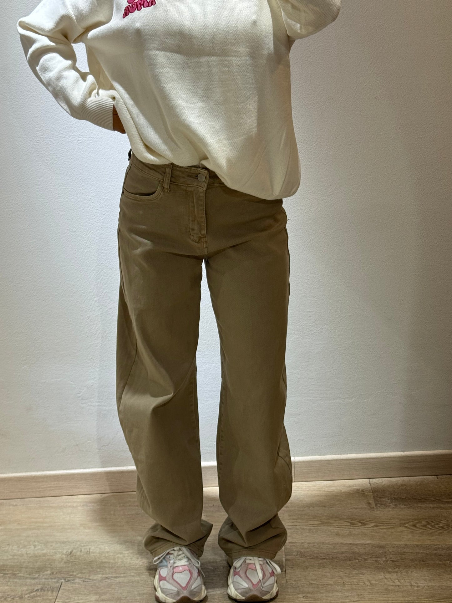 DENIM BALOON BEIGE