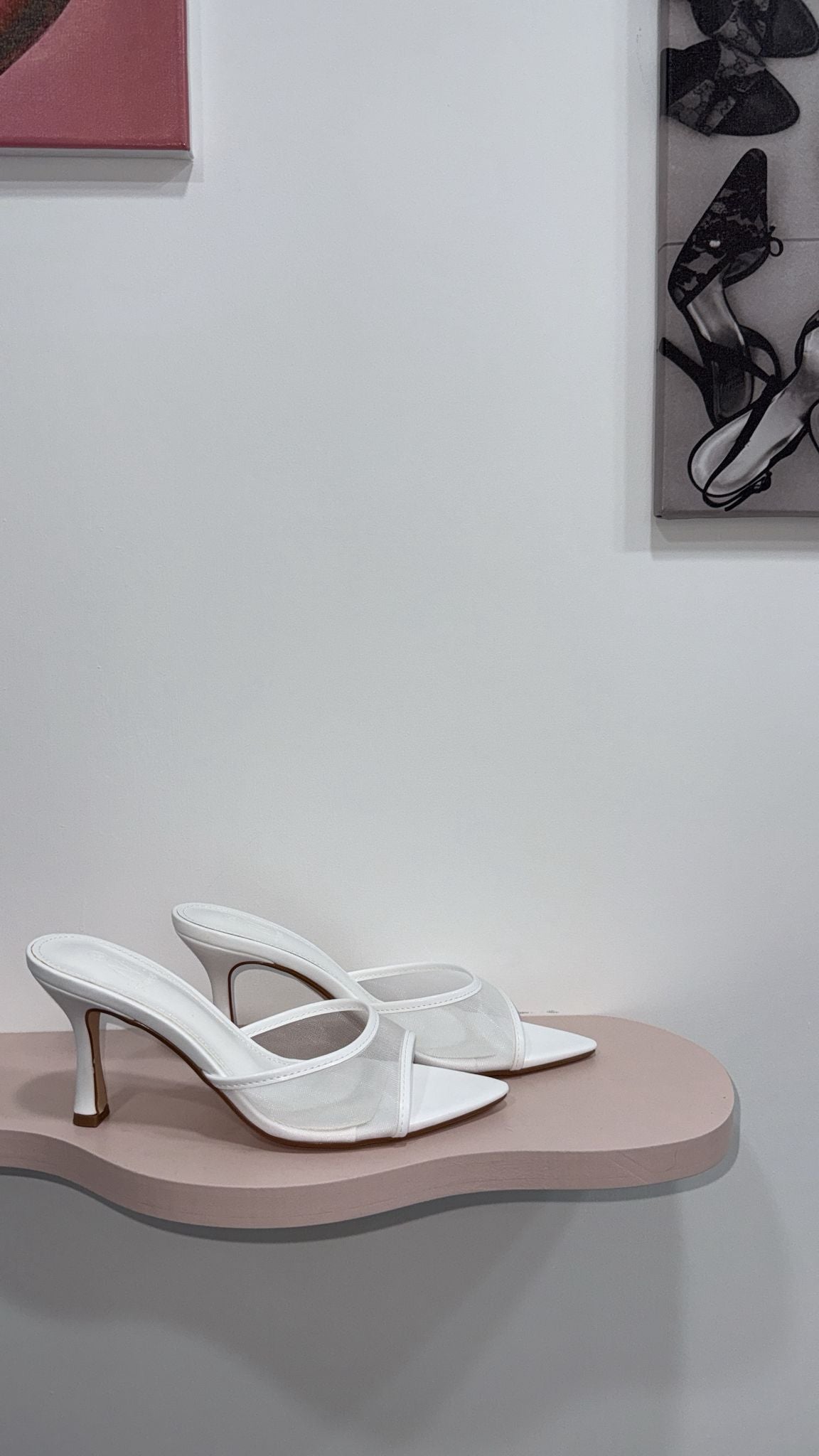 MULES VEIL WHITE