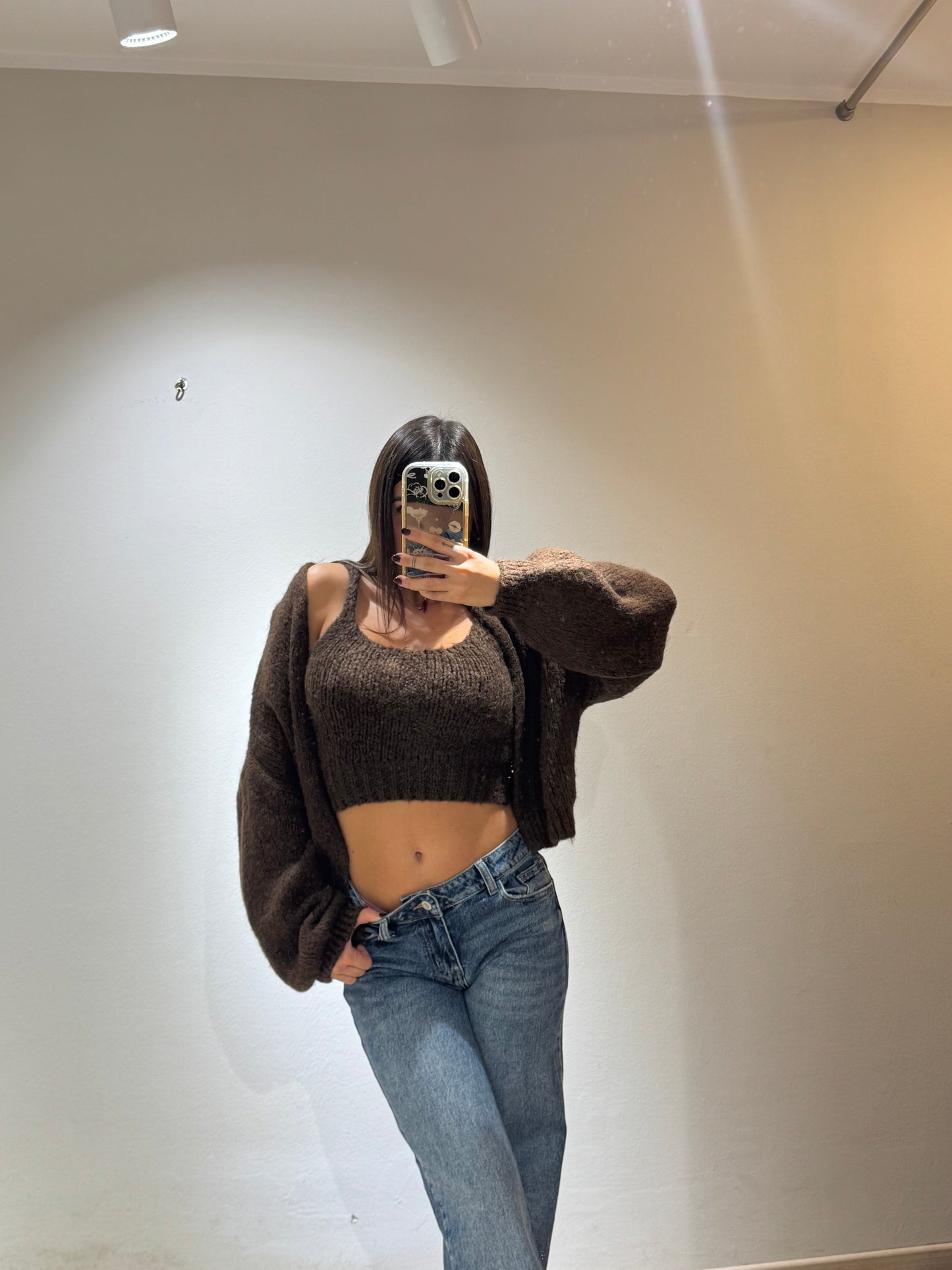 CORDSET TOP+CARDIGAN