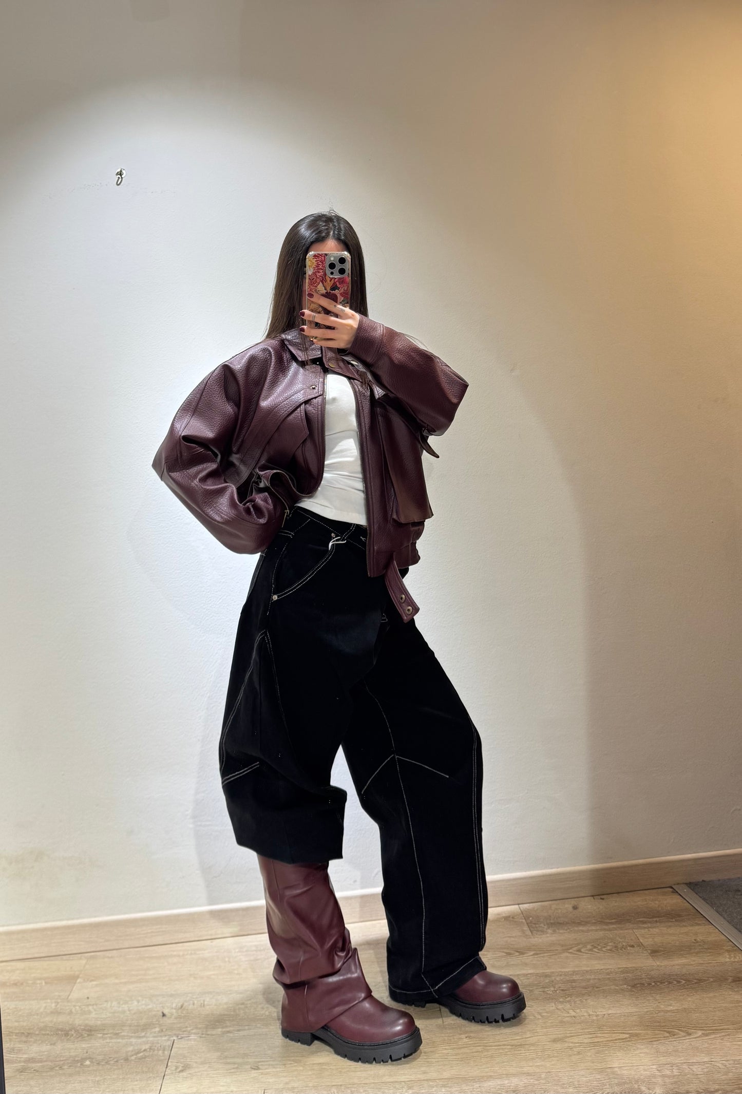 DENIM BALOON SUPER INCROCIO BLACK