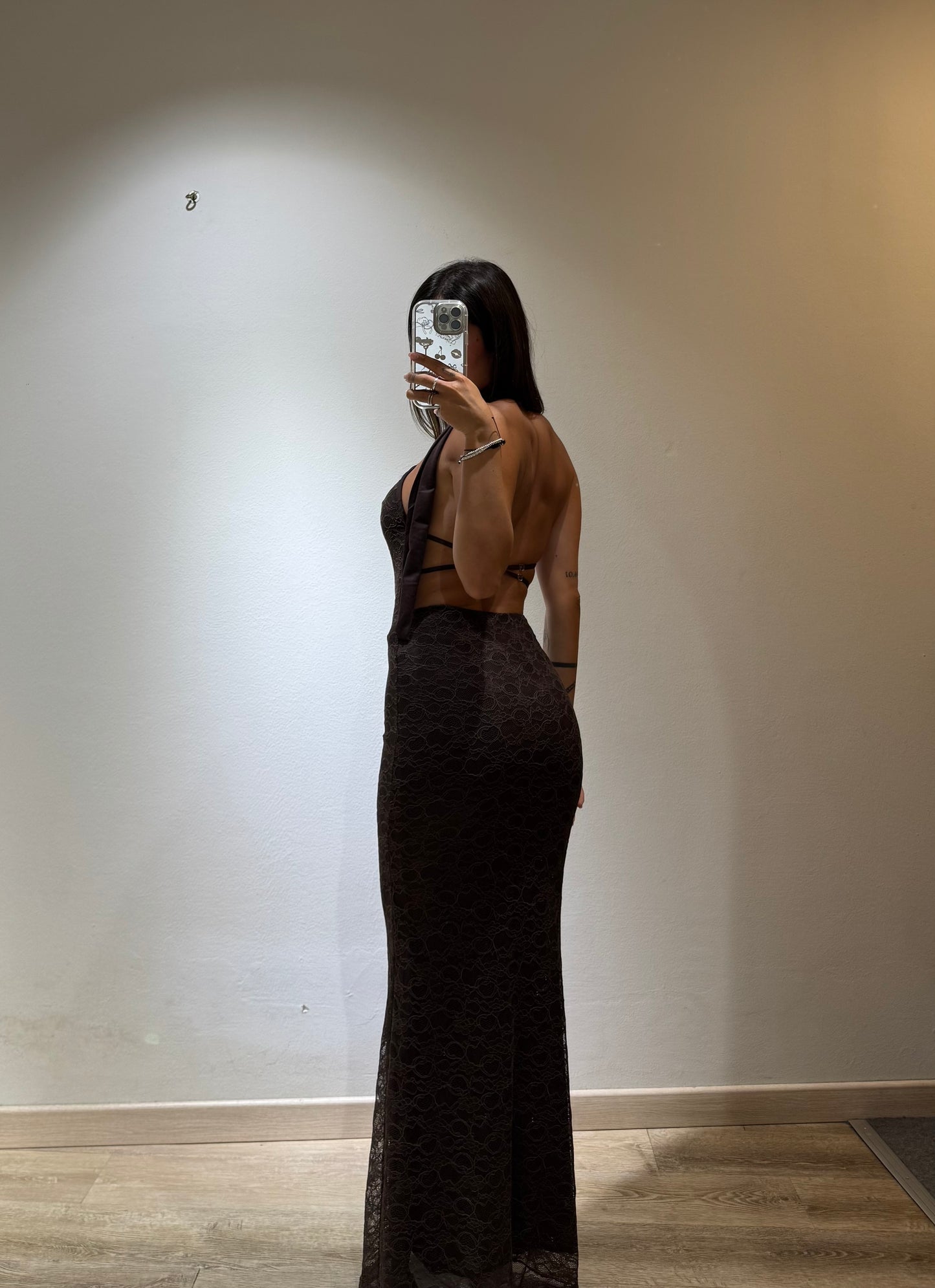 LONG DRESS MACRAME