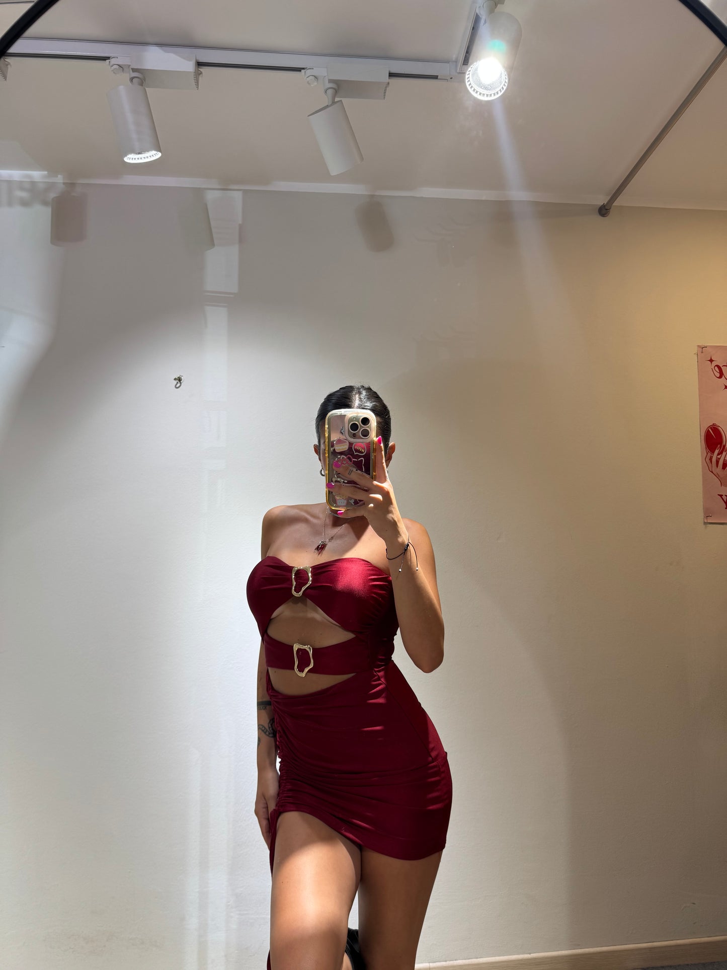 MINI DRESS GOLDEN