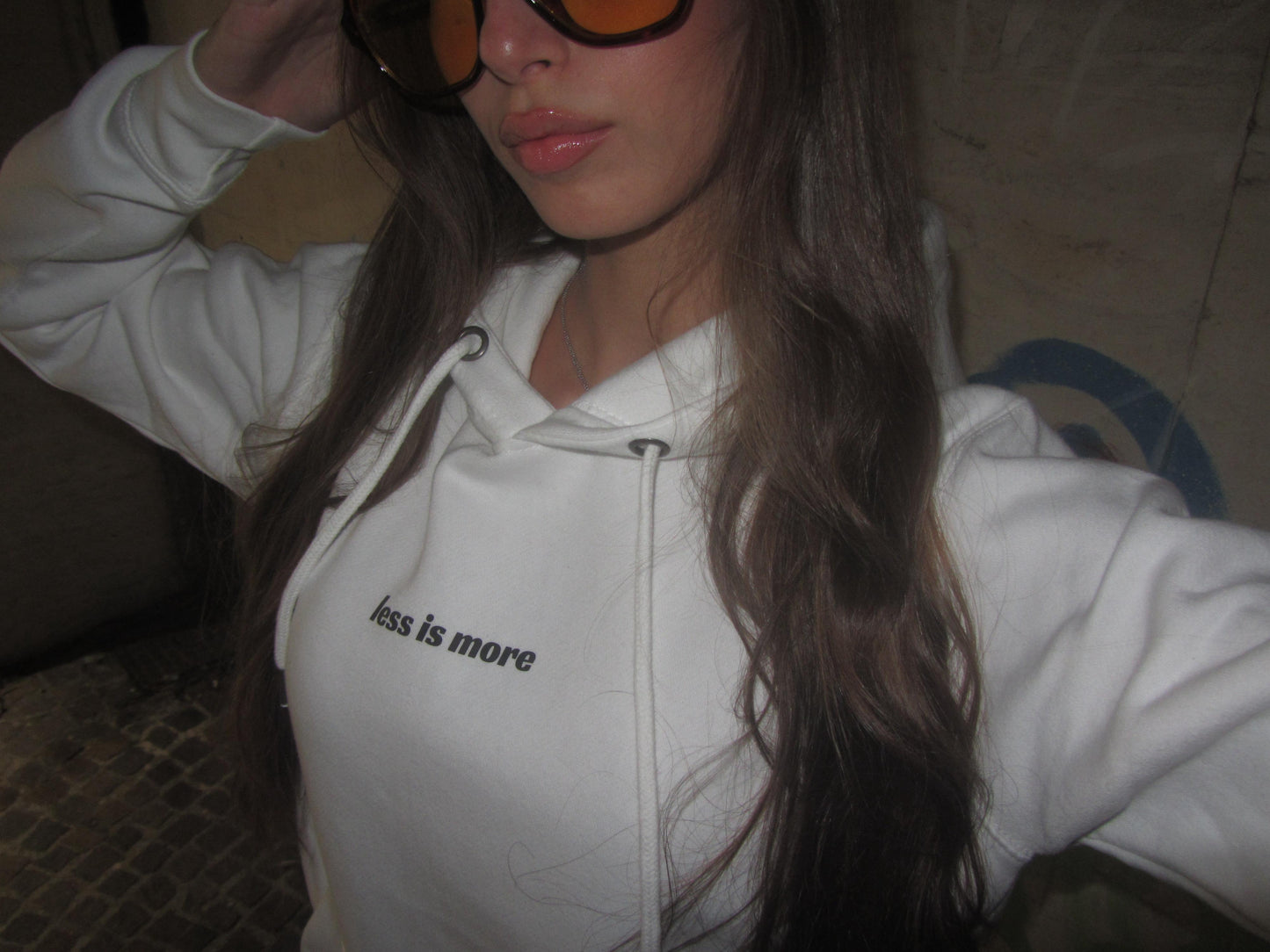 HOODIE HOT GIRL CLUB WHITE