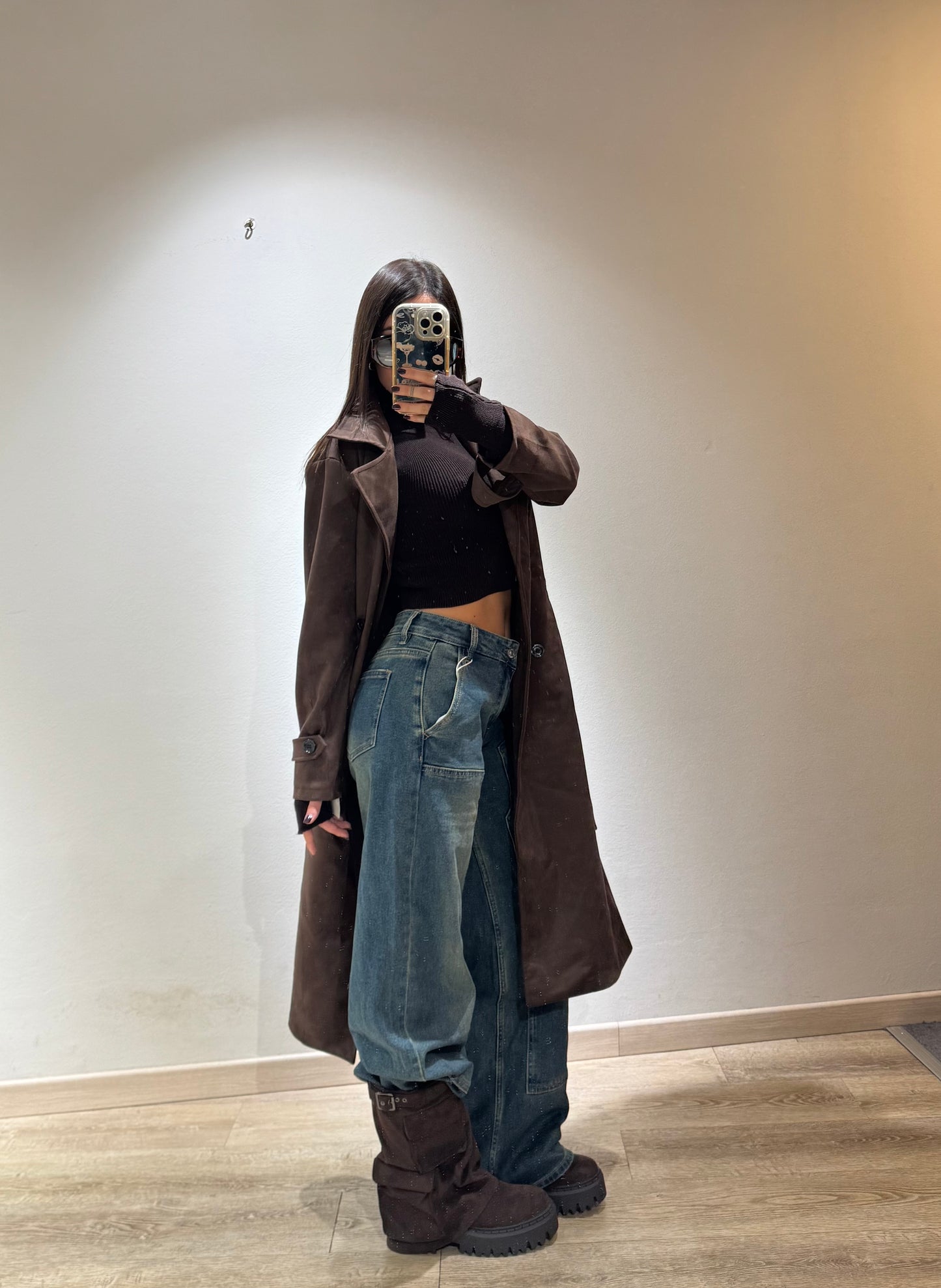 TRENCH CAMOSCIO