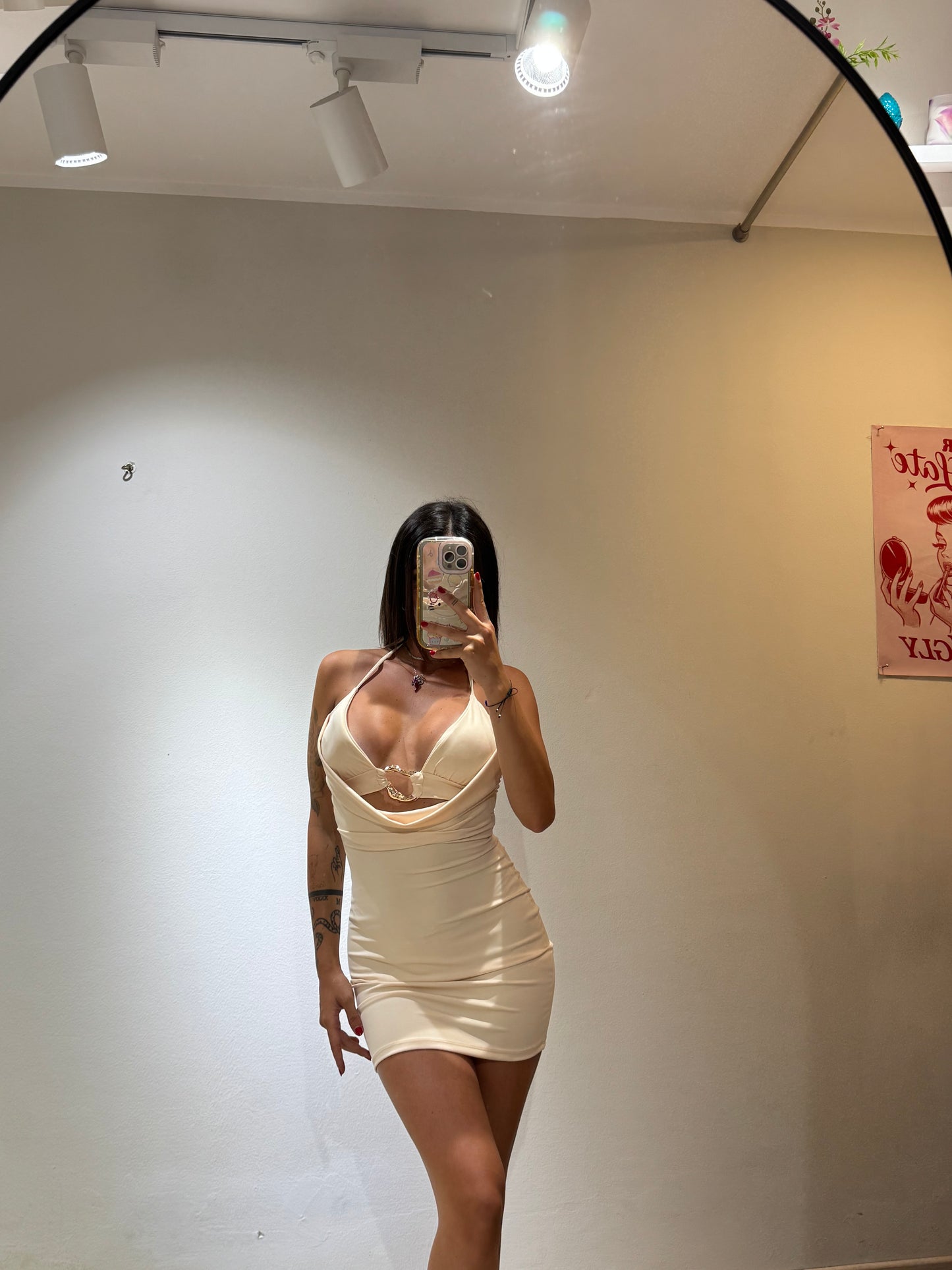 MINI DRESS GOLDEN