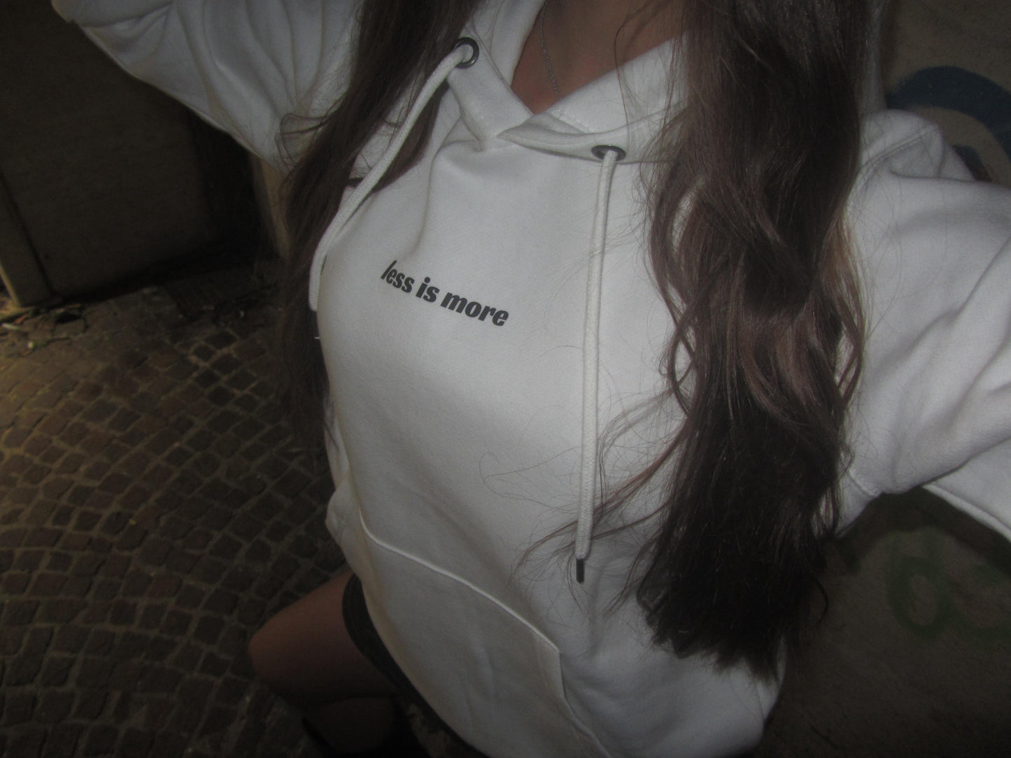 HOODIE HOT GIRL CLUB WHITE