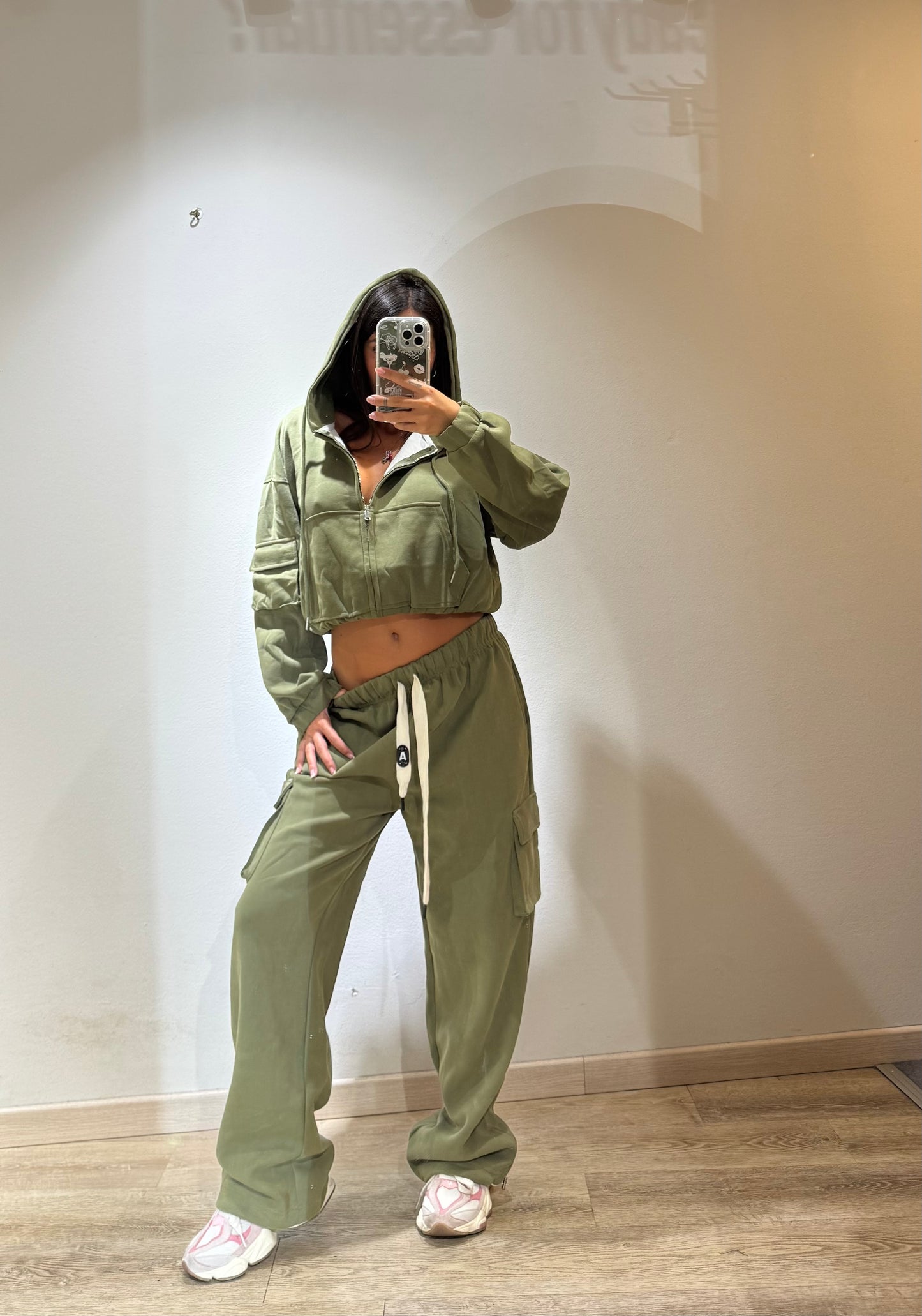 CORDSET HOODIE CARGO