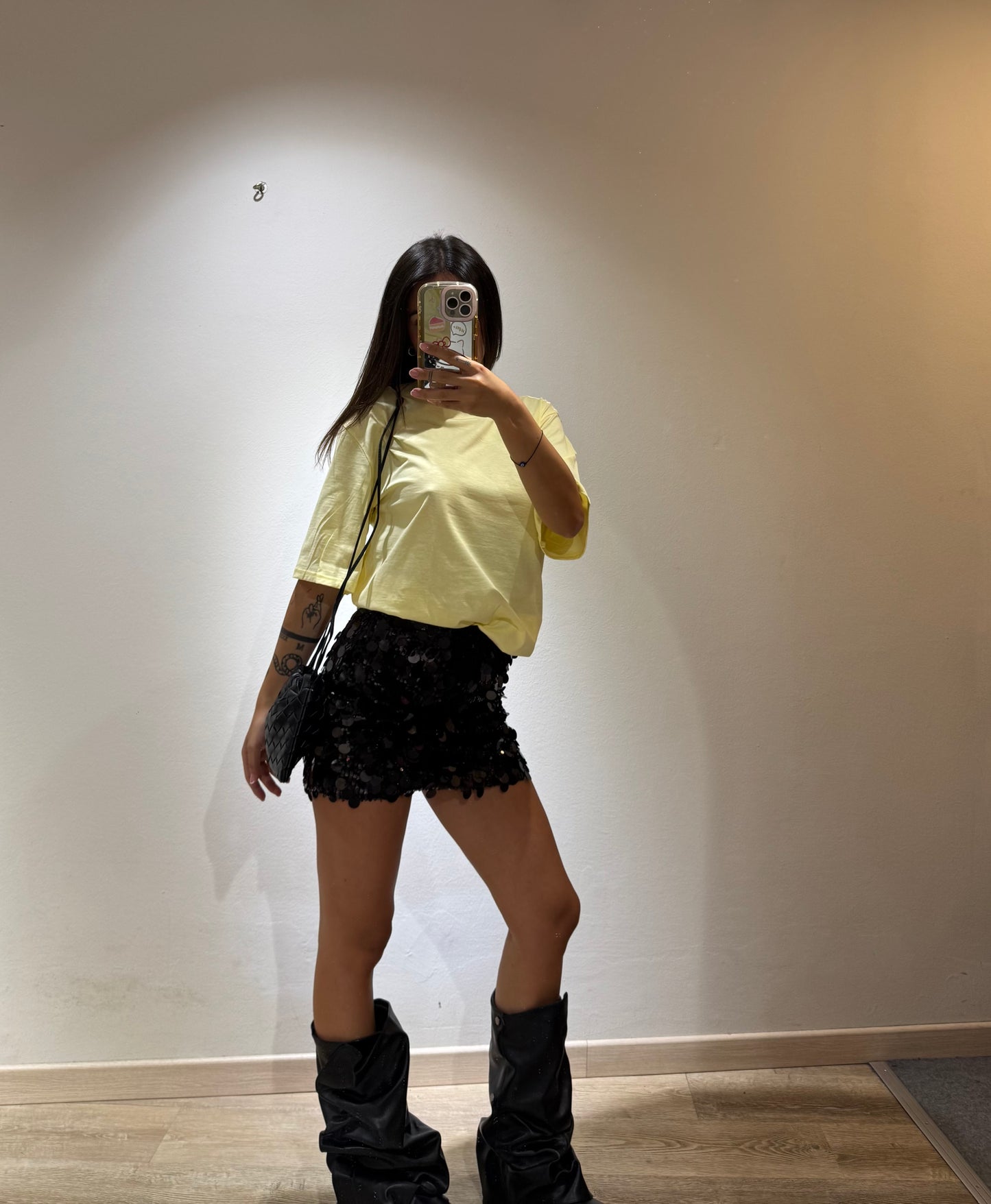MINI SKIRT PAILLETTES