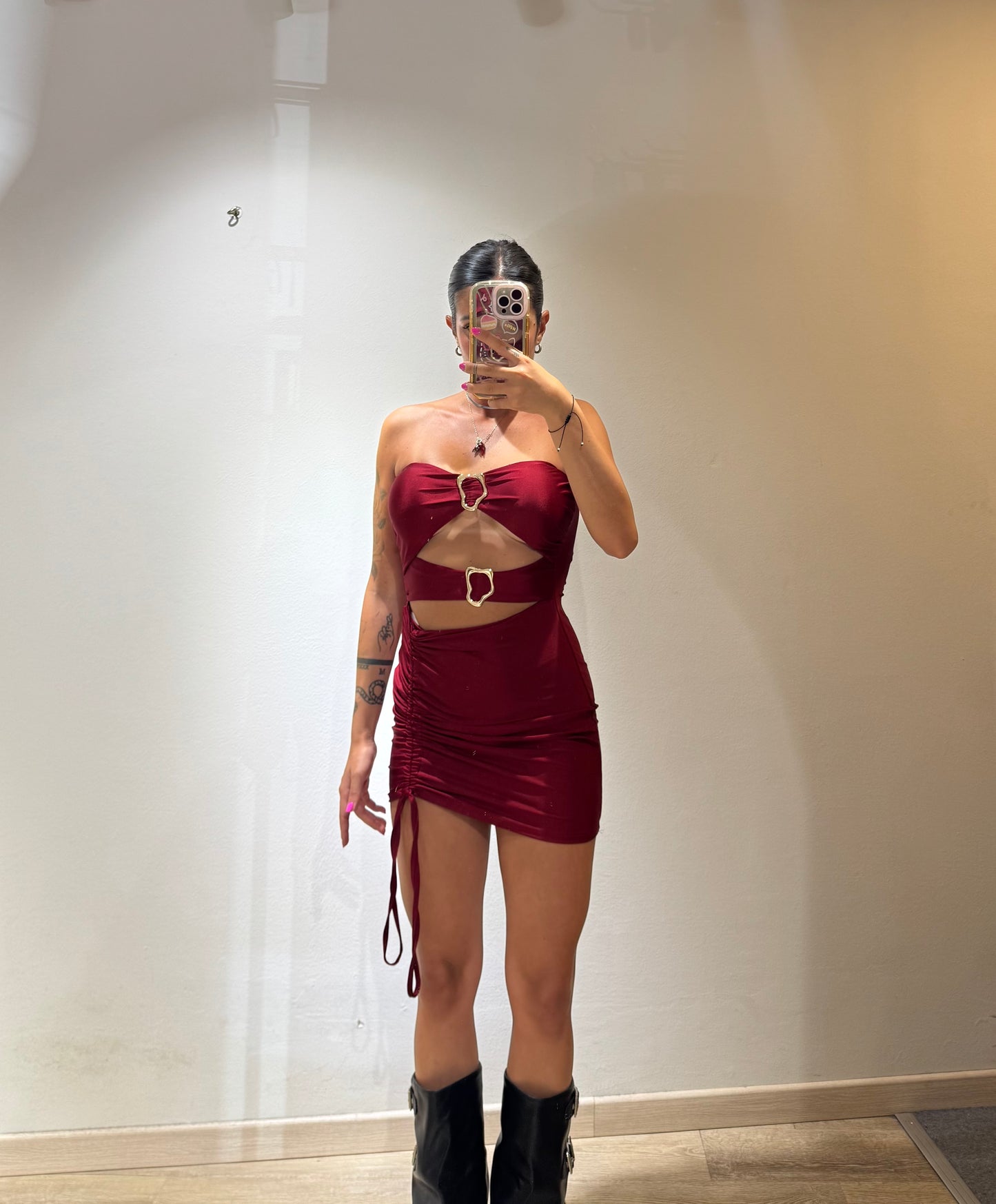 MINI DRESS GOLDEN