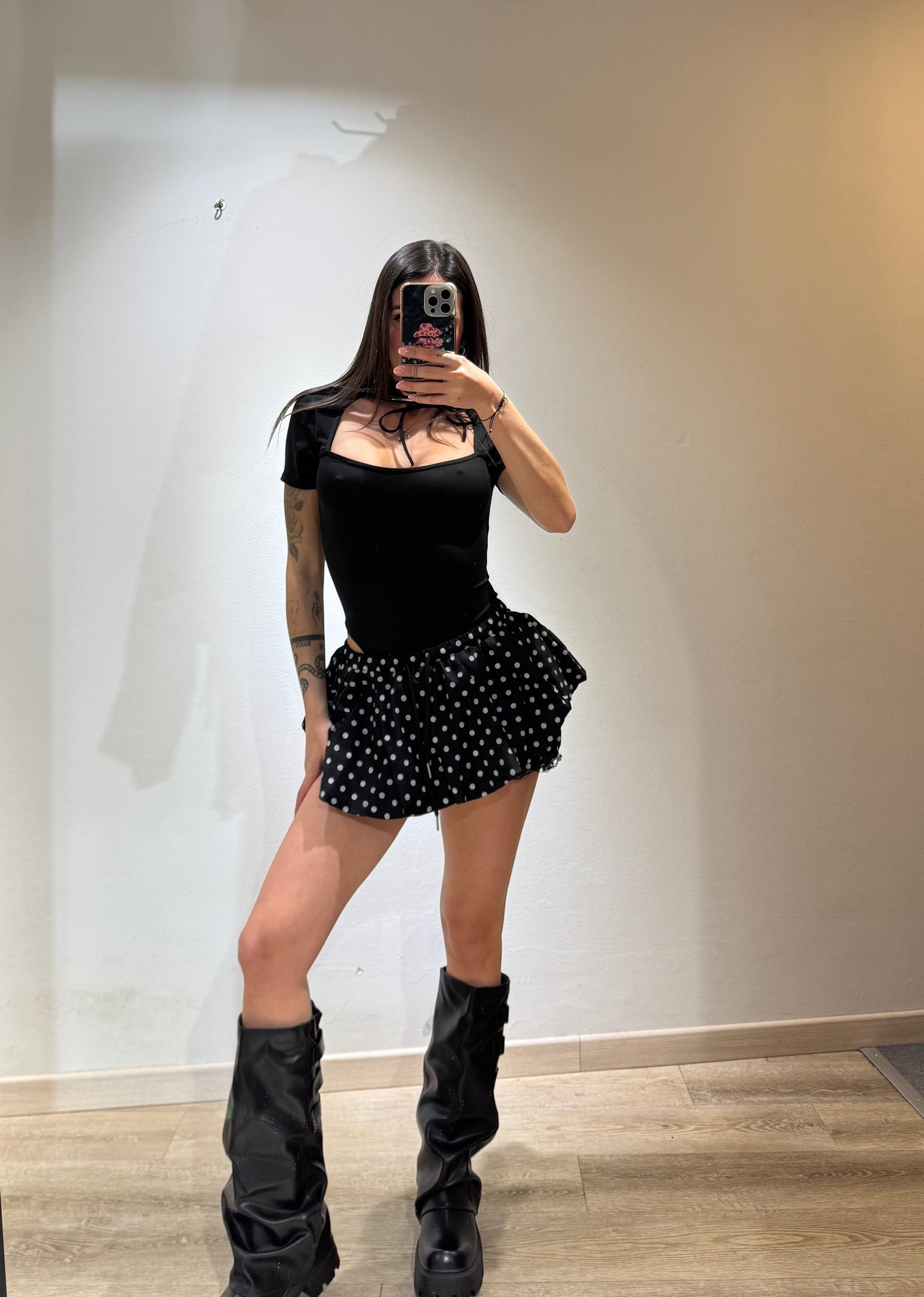 MINI SKIRT POIS