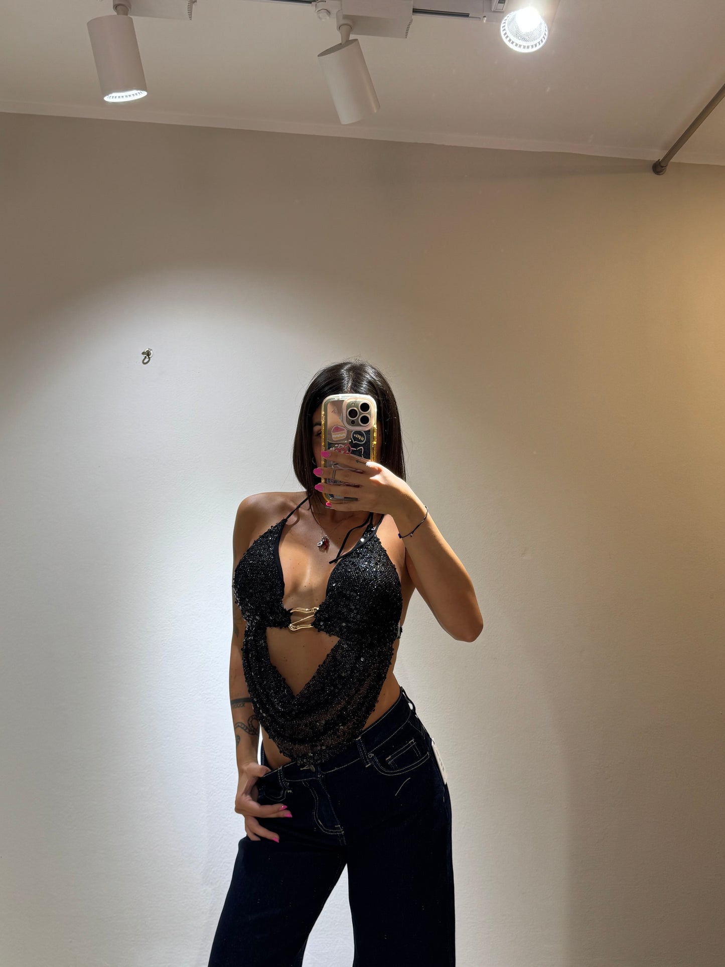 CROP TOP MISS GLITTER