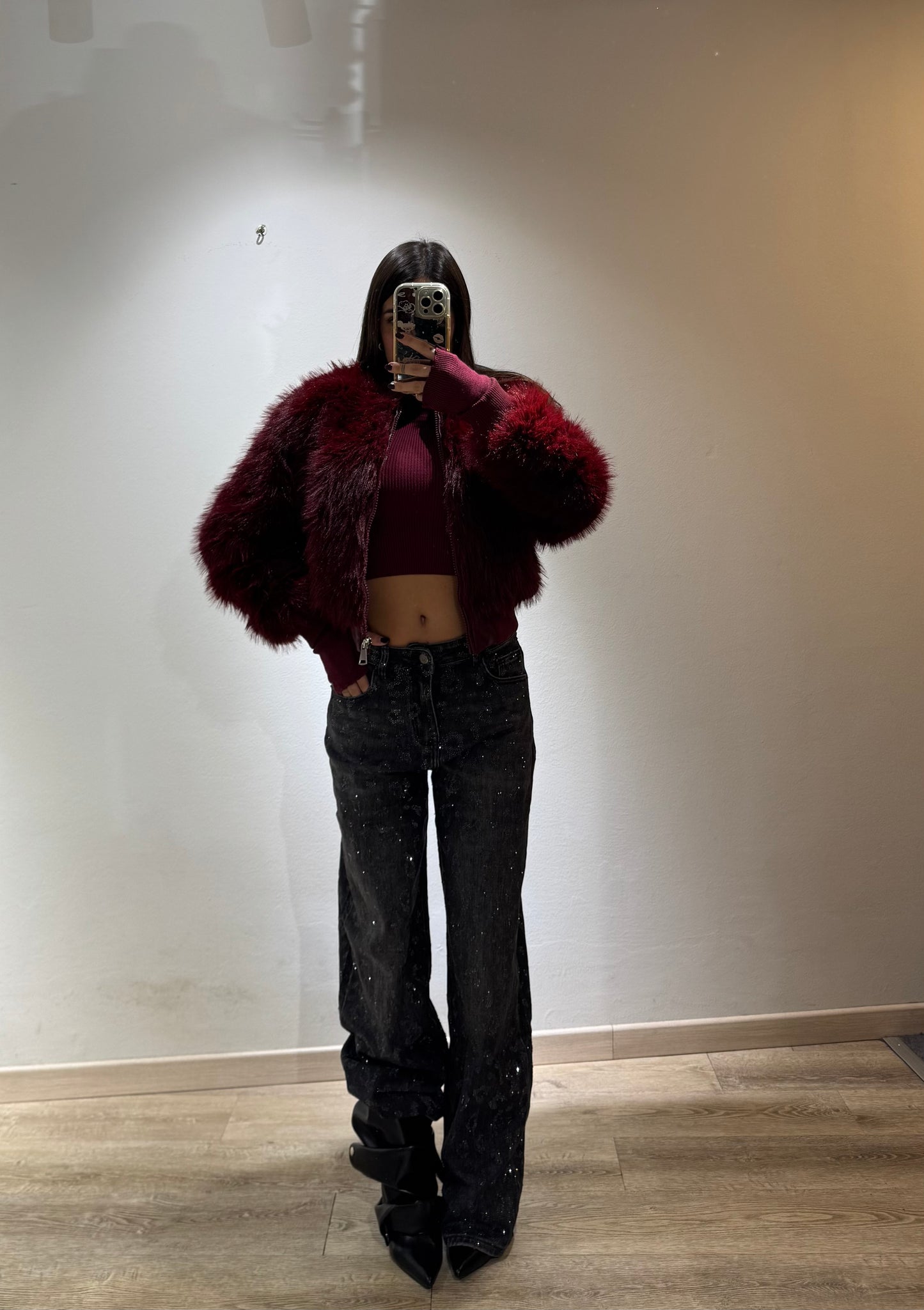 DENIM GLITTER LEO
