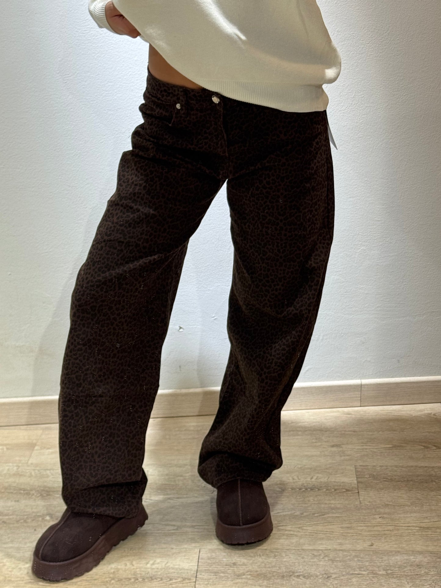 DENIM LEO BALOON BROWN