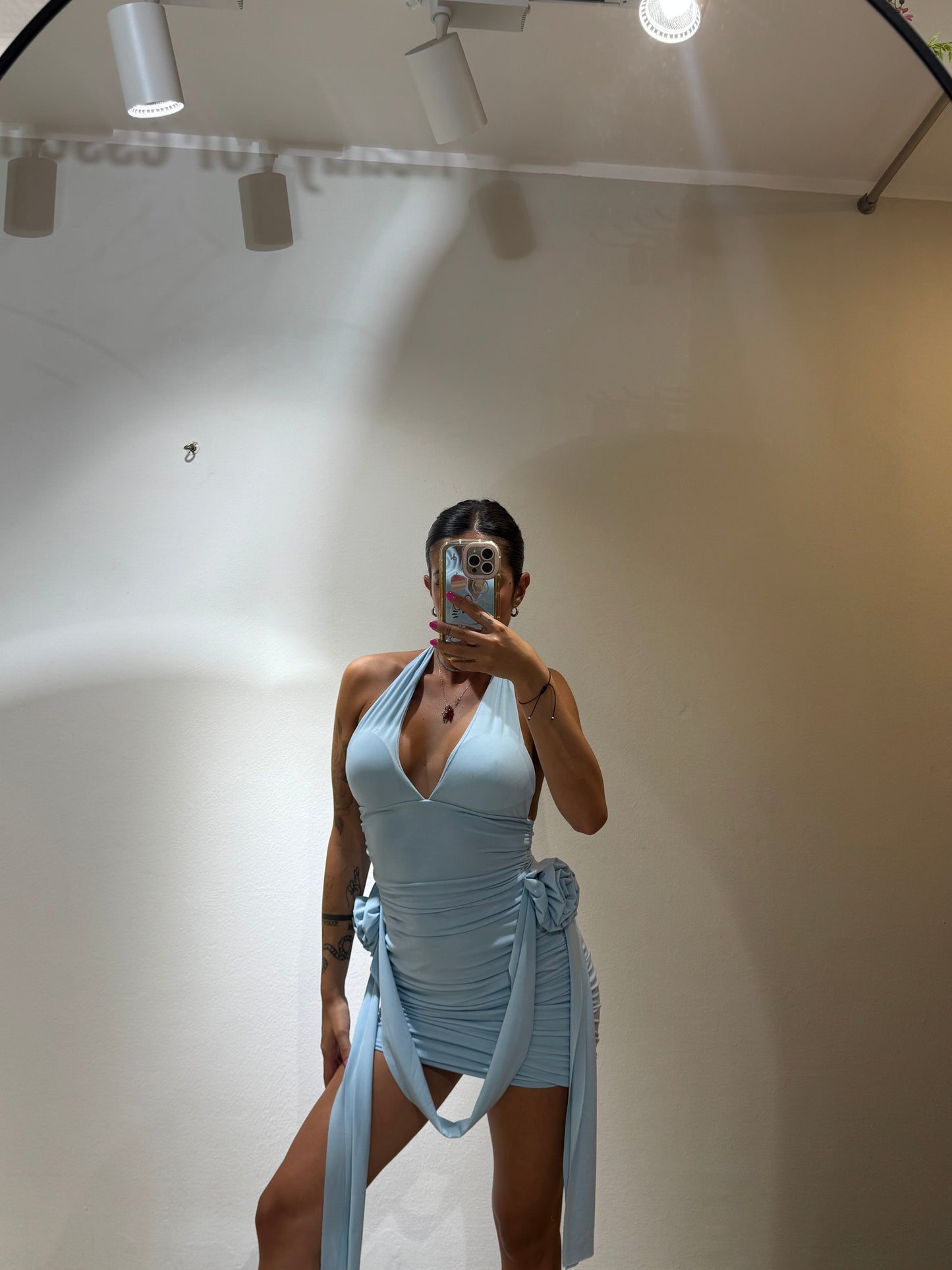 MINI DRESS ROSE PARTY