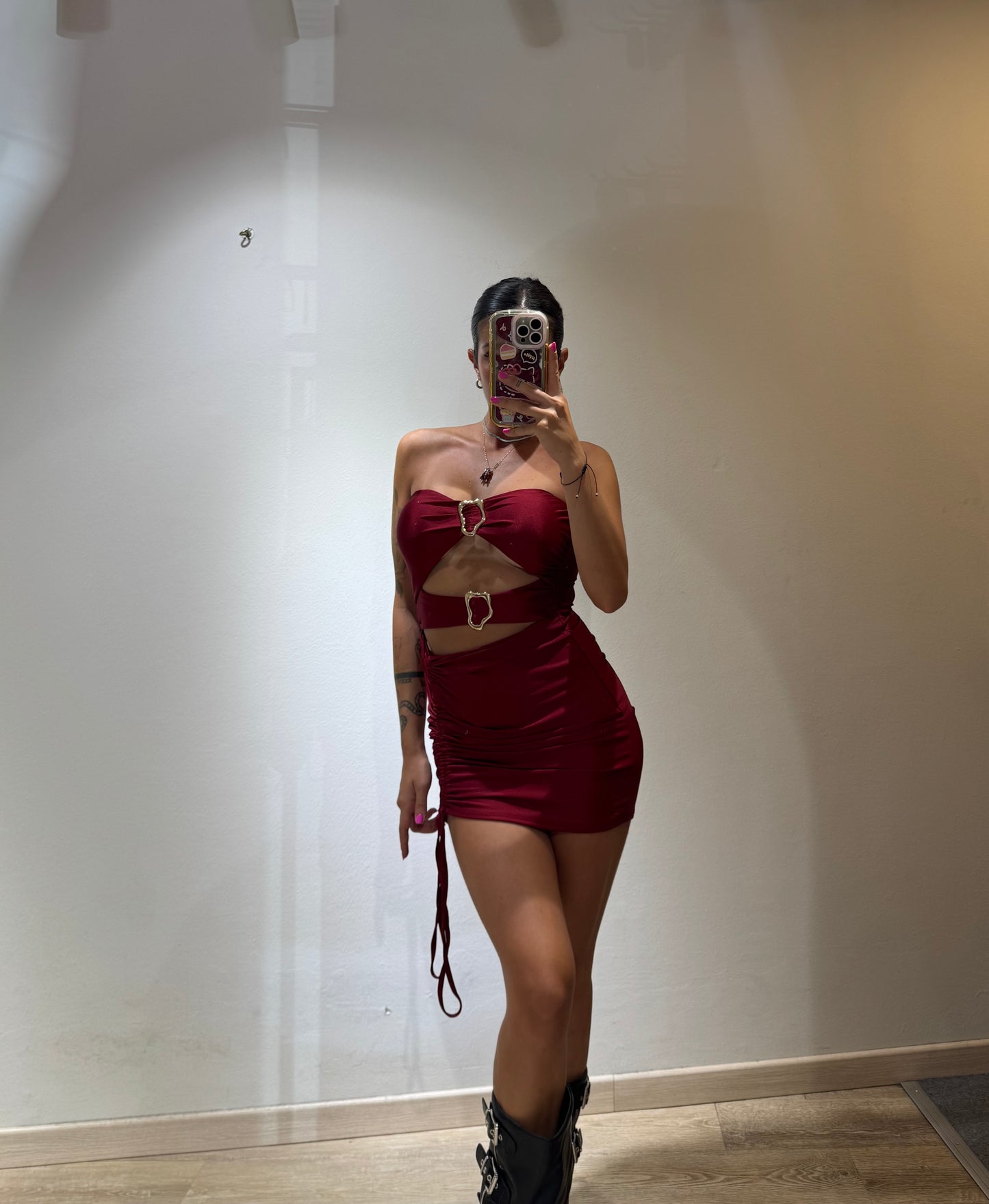 MINI DRESS GOLDEN