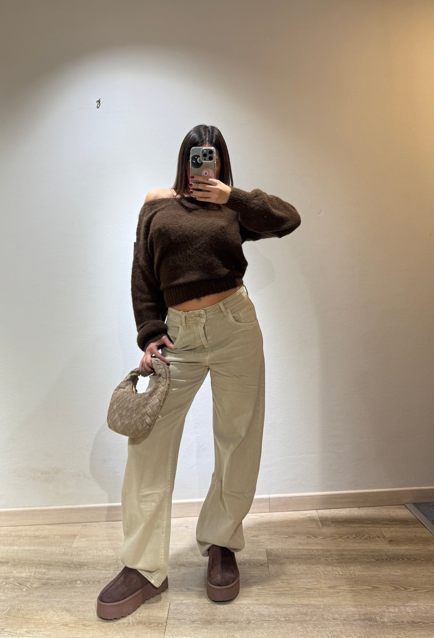 DENIM BALOON BEIGE