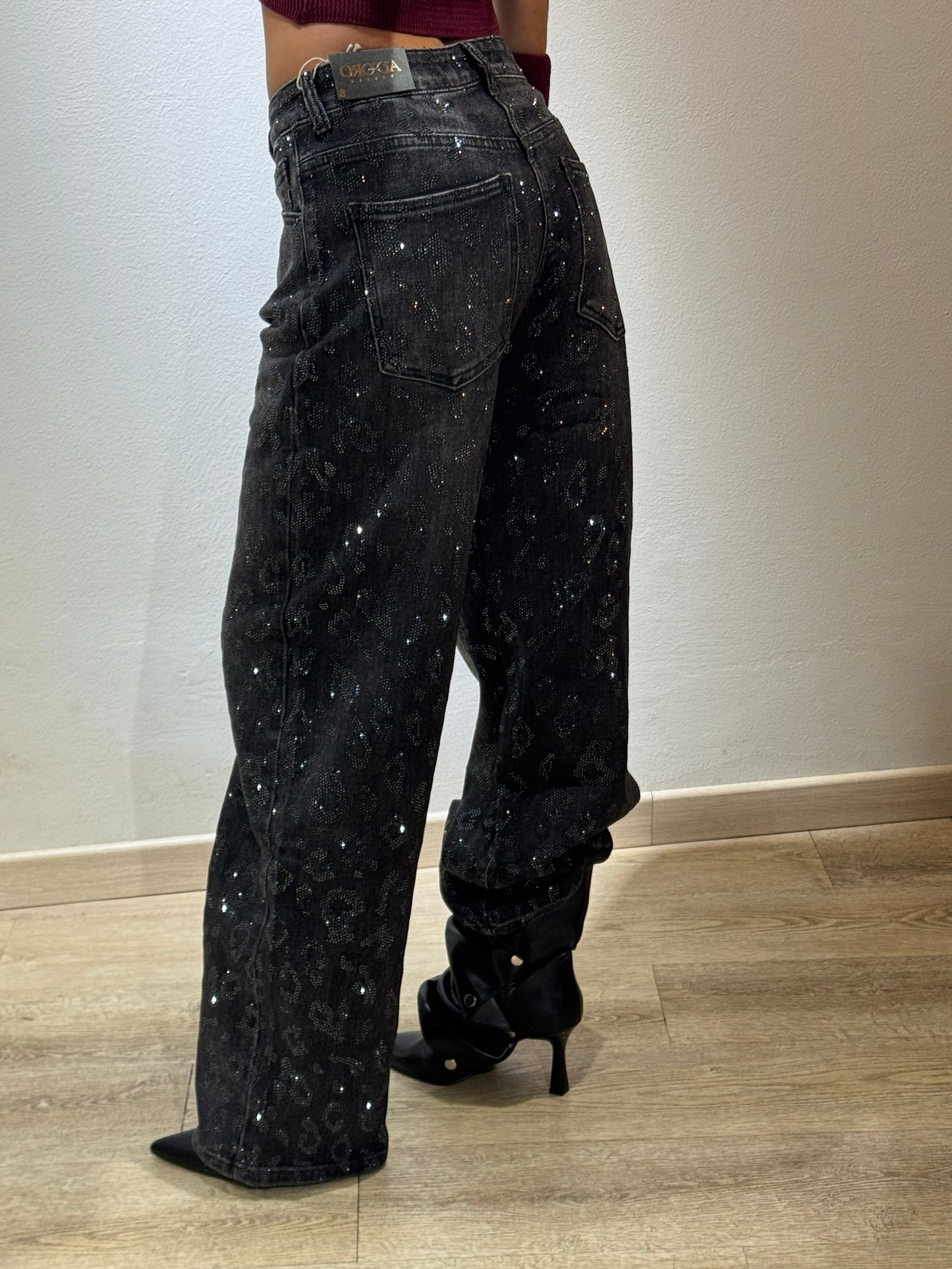DENIM GLITTER LEO