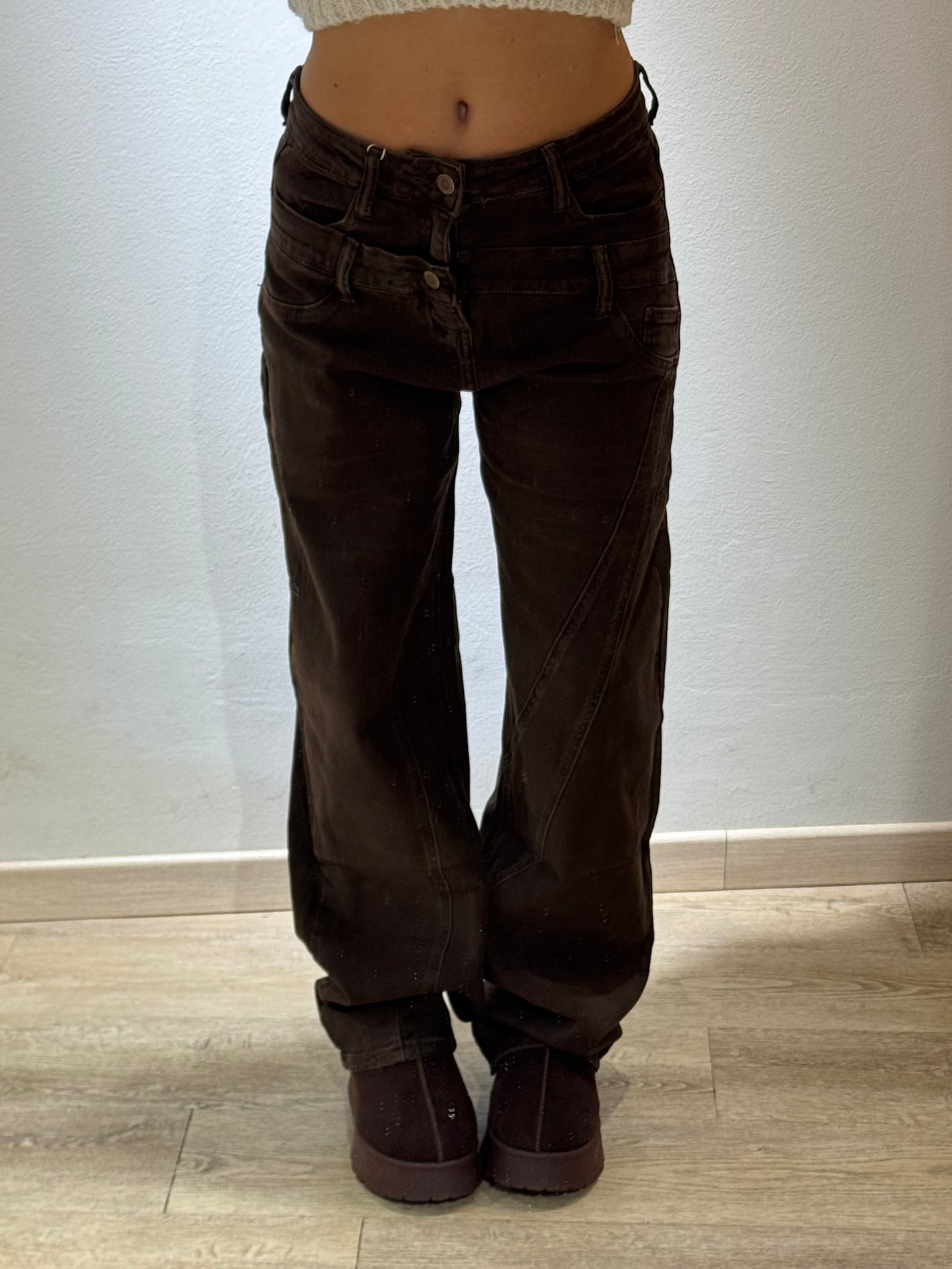 DENIM DOUBLE BROWN