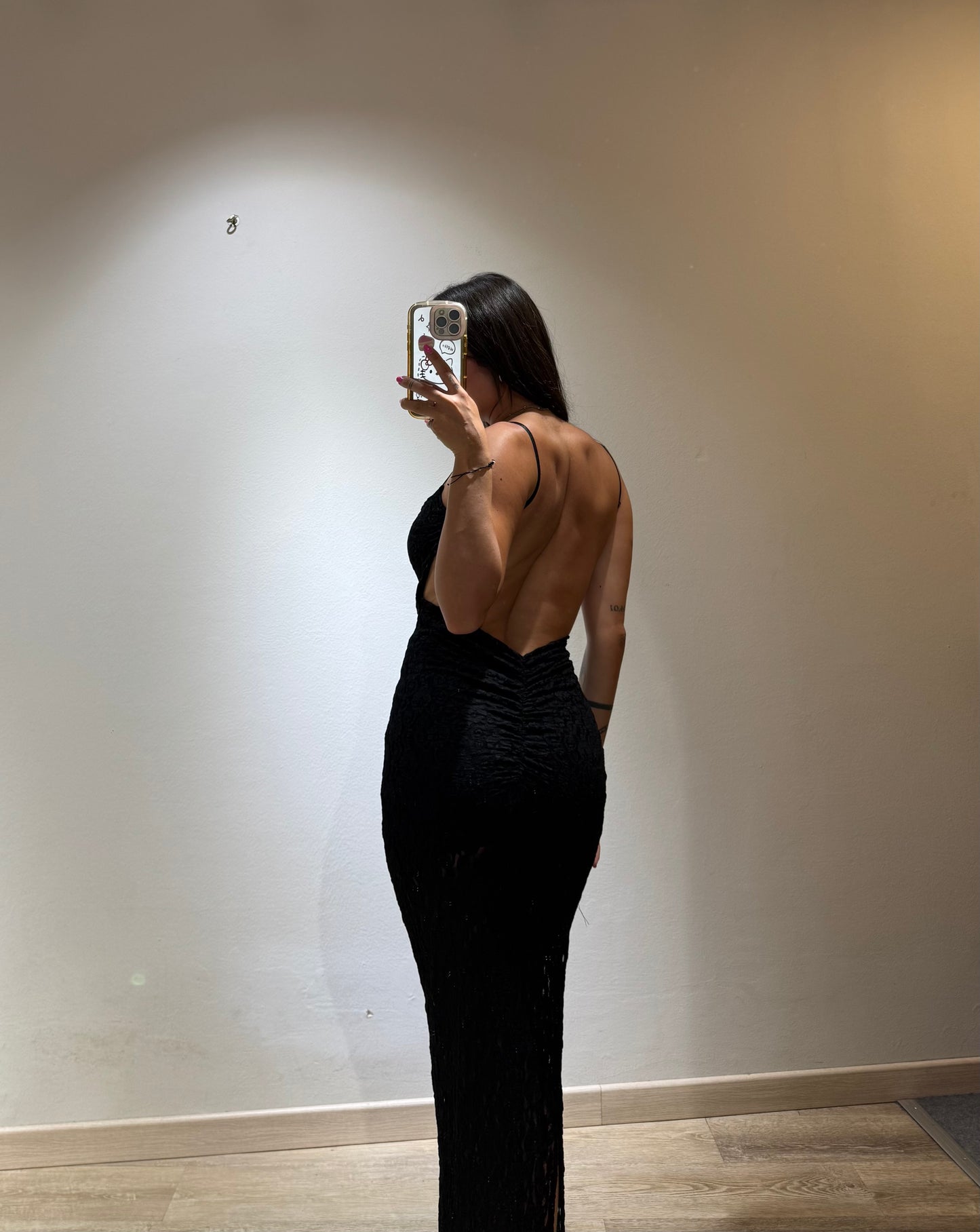 LONG DRESS MACRAME