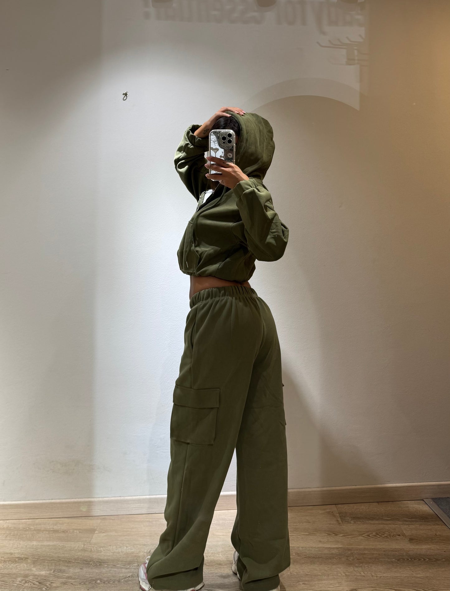 CORDSET HOODIE CARGO