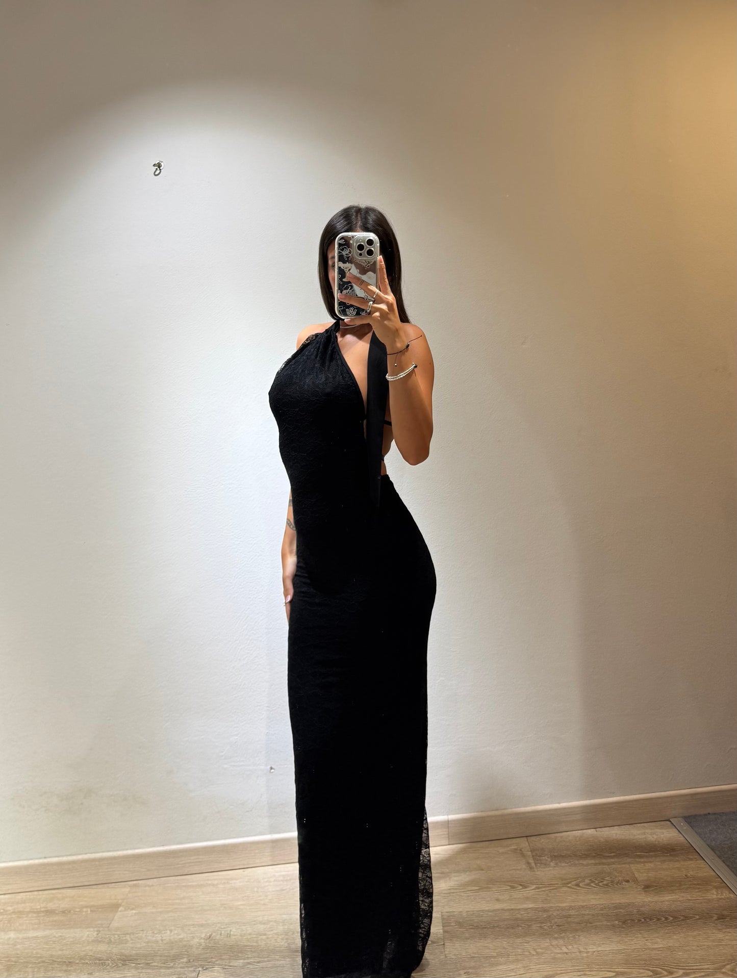 LONG DRESS MACRAME