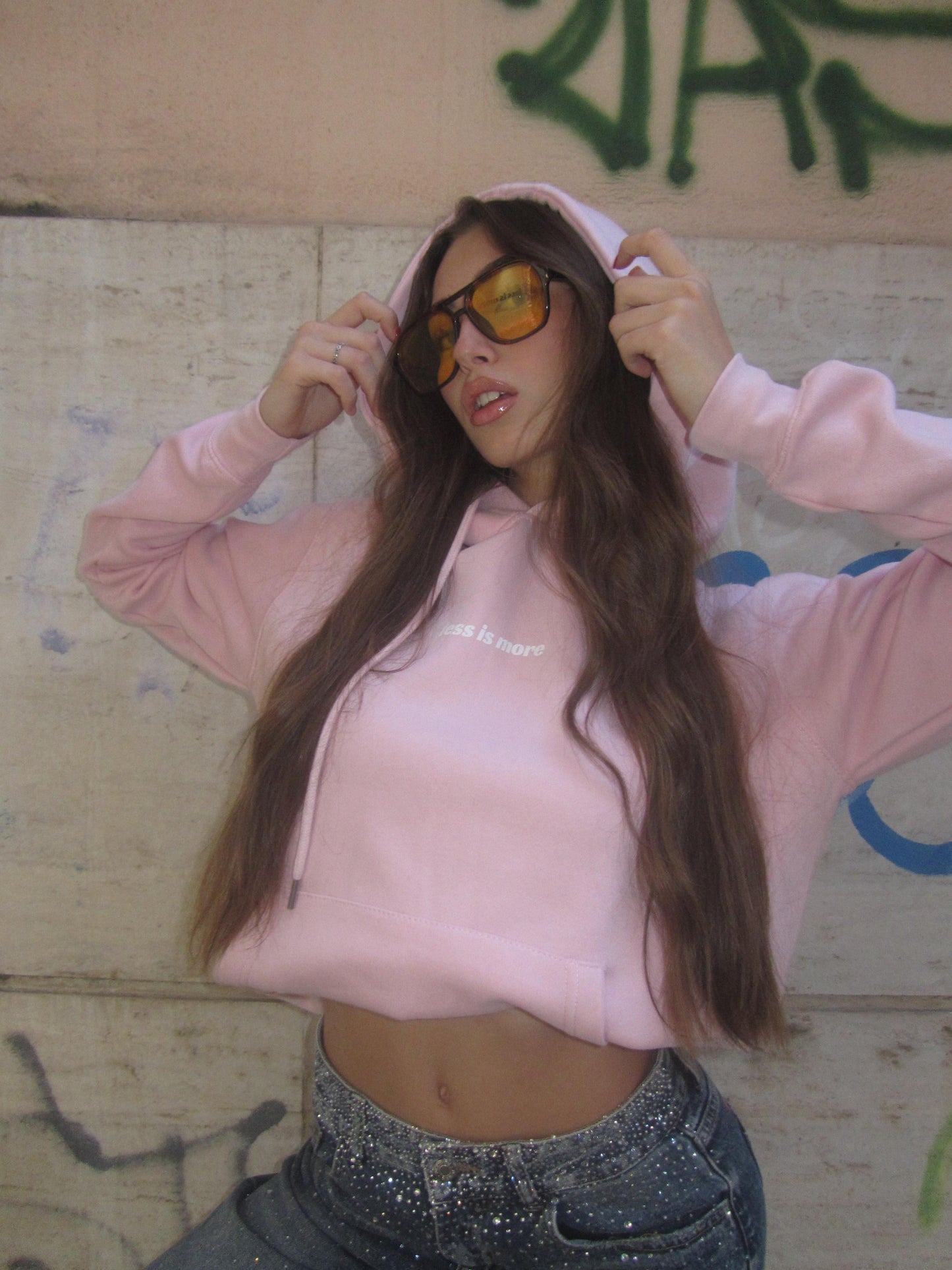 HOODIE HOT GIRL CLUB PINK