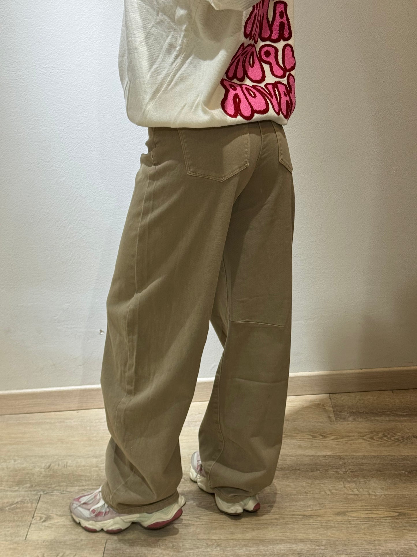 DENIM BALOON BEIGE