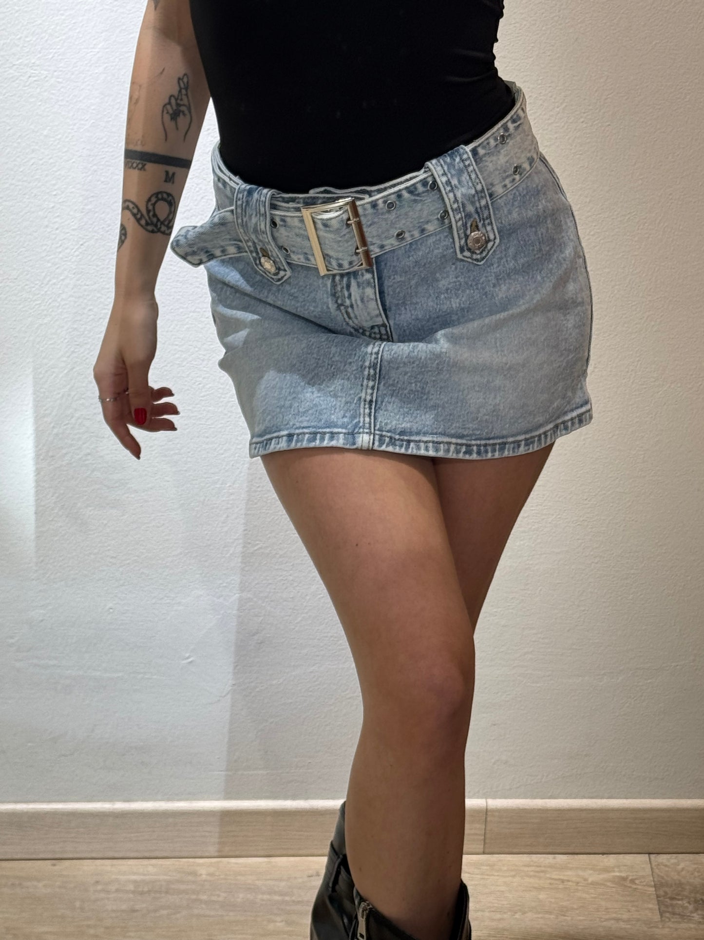 MINI SKIRT DENIM LIGHT