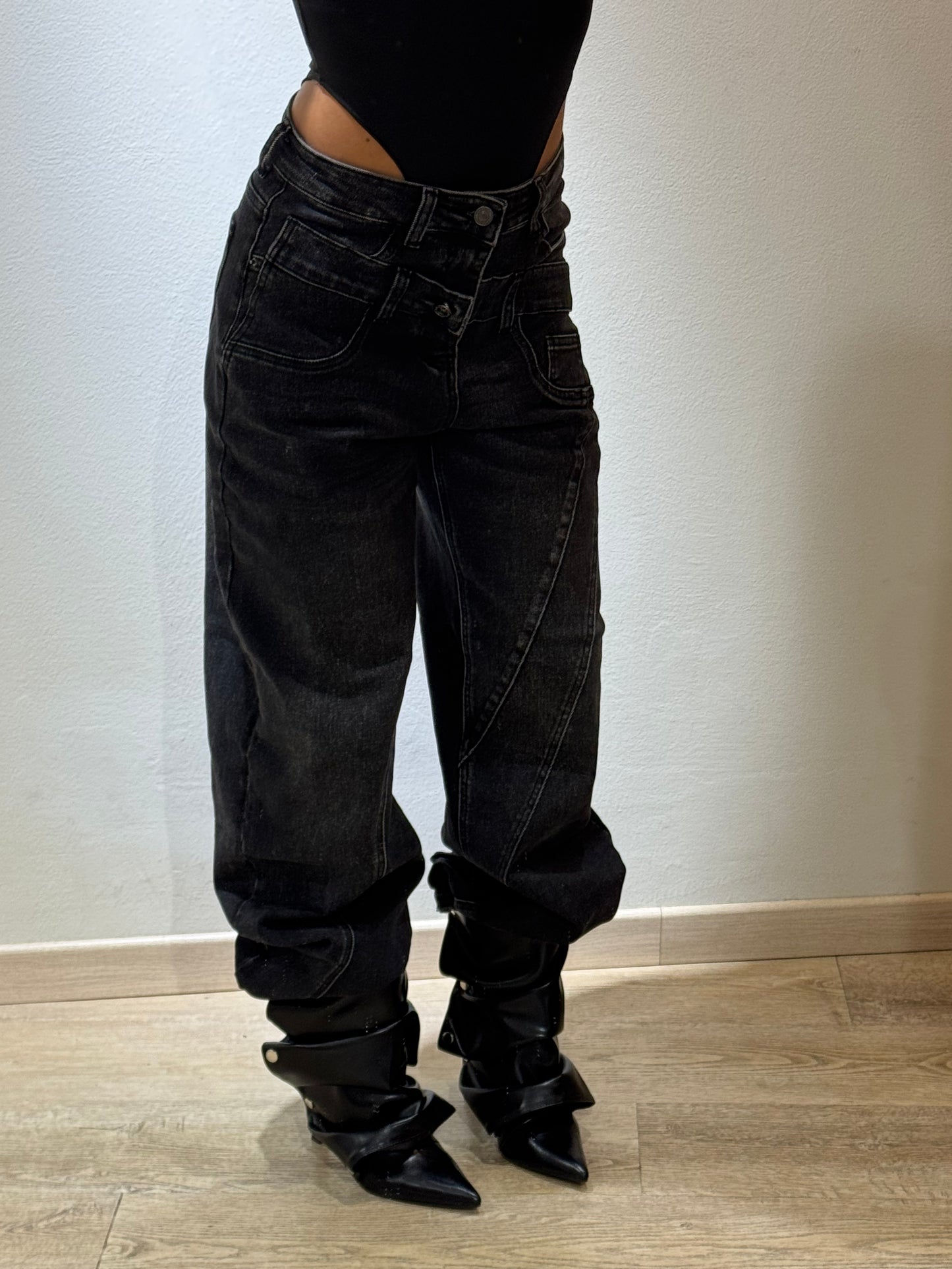 DENIM DOUBLE BLACK