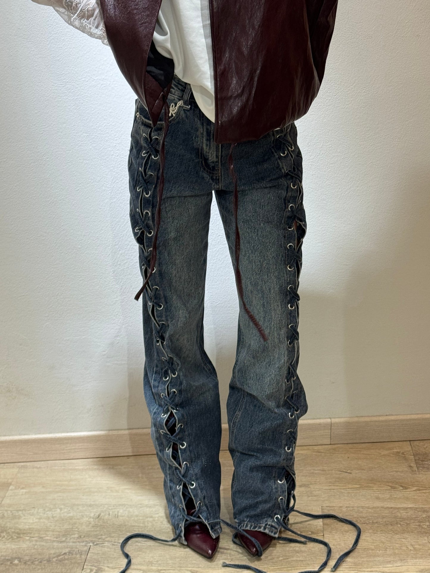 DENIM LACE
