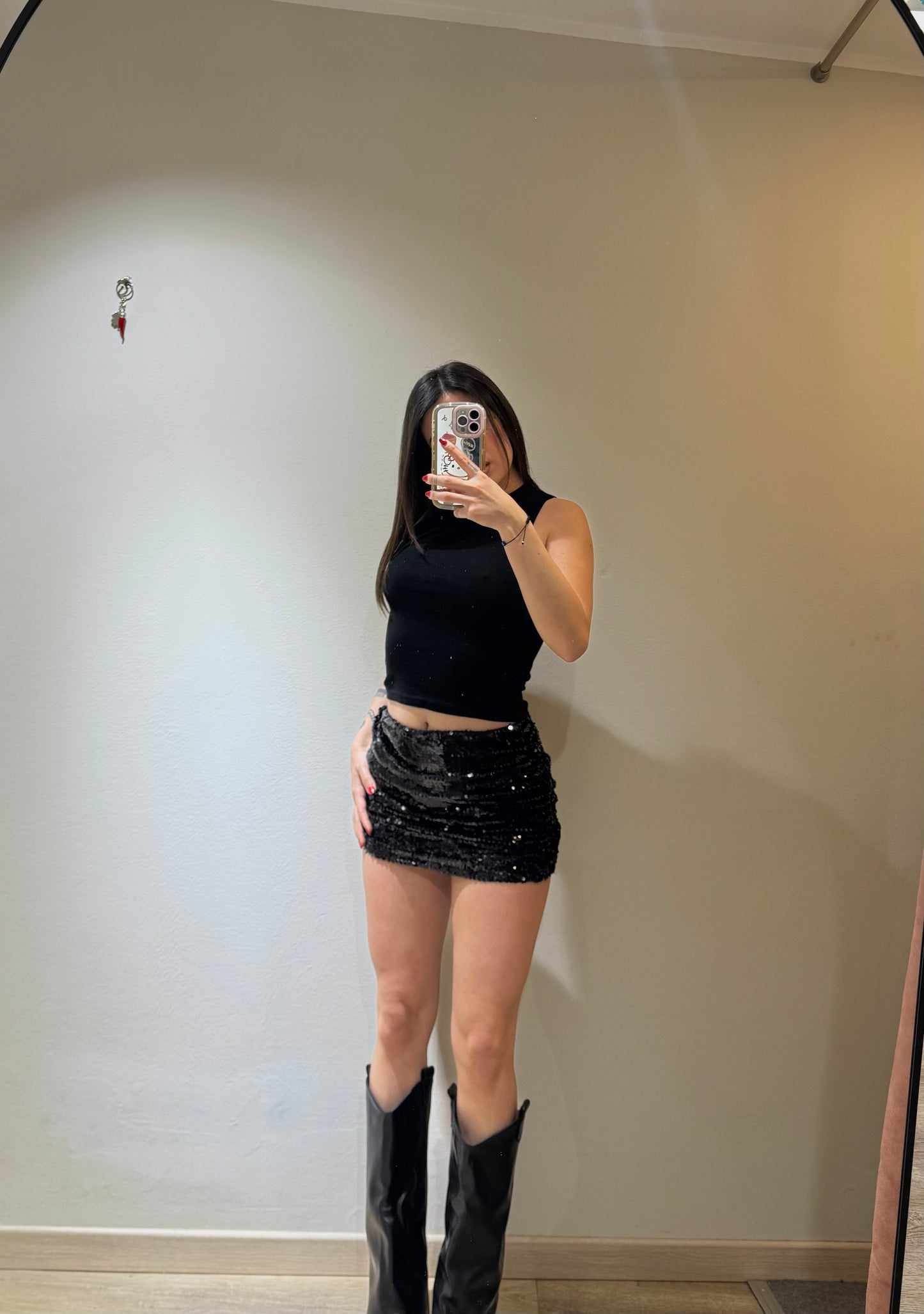MINI SKIRT PAILLETTES