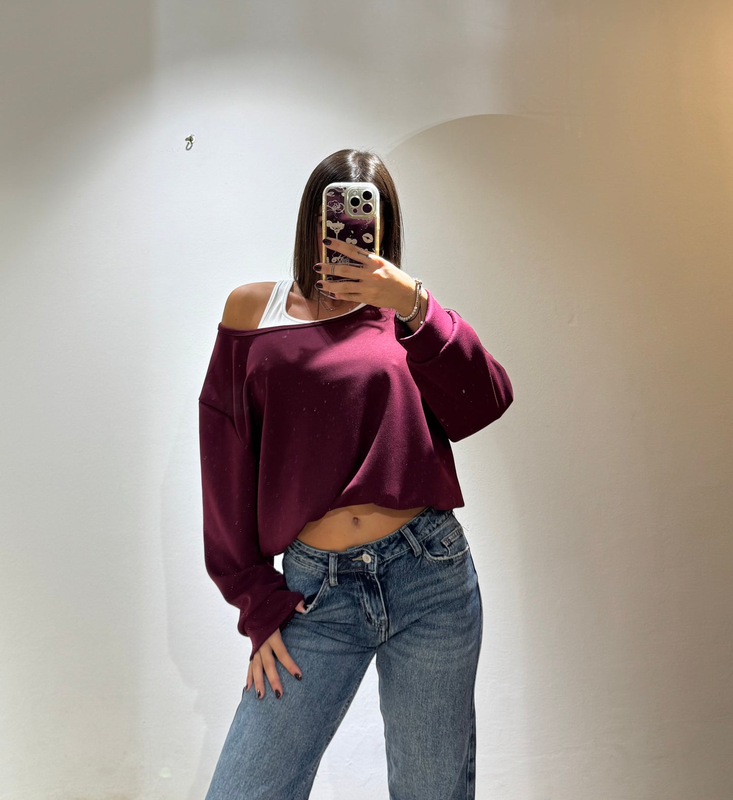 HOODIE CANOTTA CROP