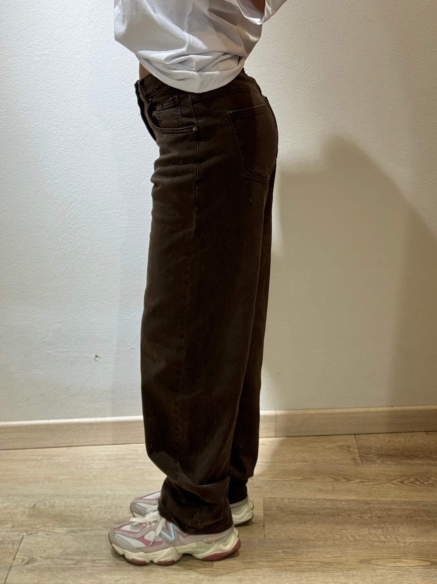 DENIM BALOON BROWN