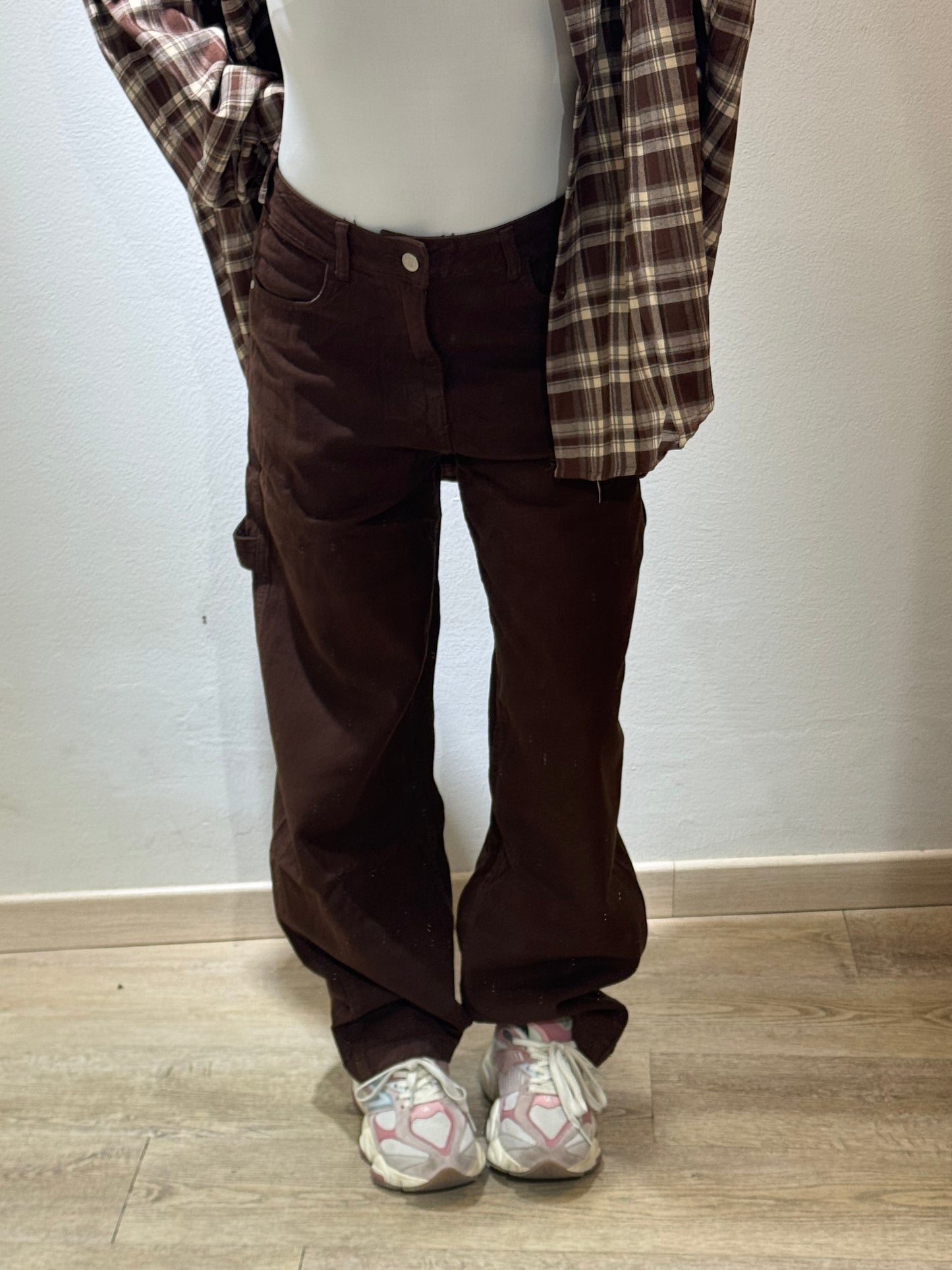 DENIM BALOON BROWN