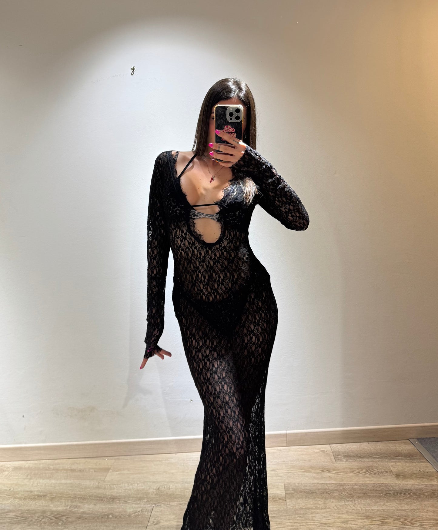 COPRICOSTUME DRESS MACRAME