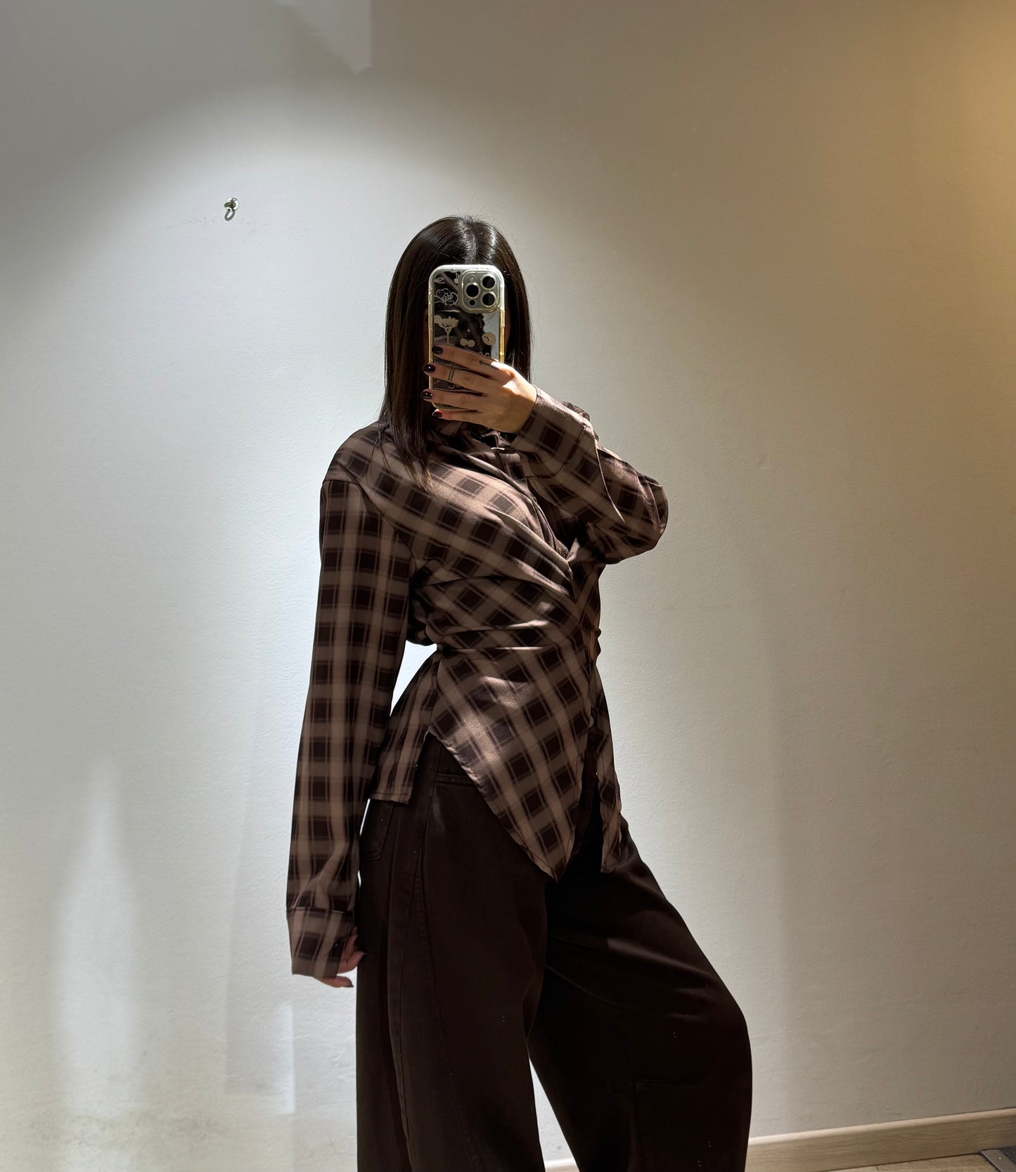 CAMICIA QUADRI CORSETTO