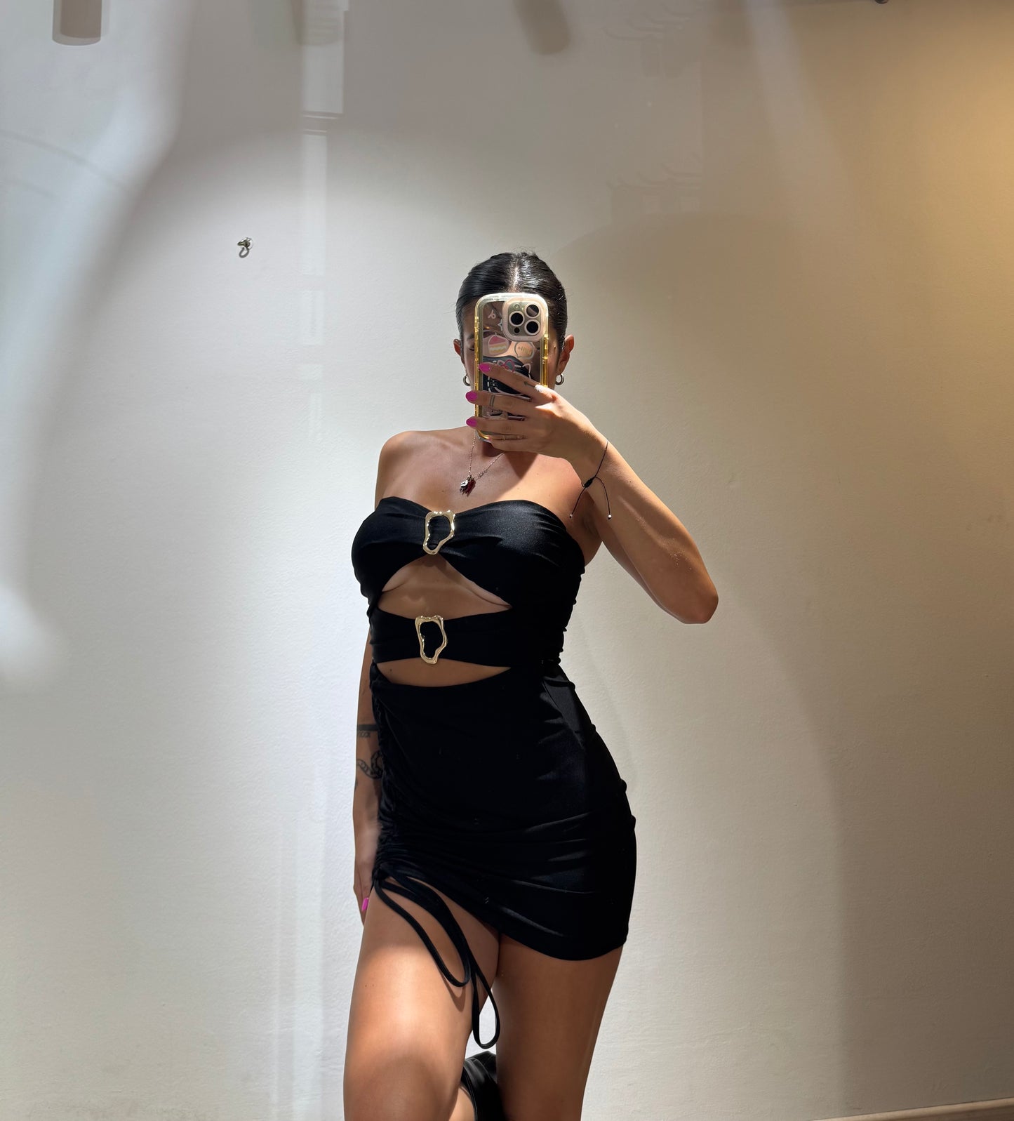 MINI DRESS GOLDEN