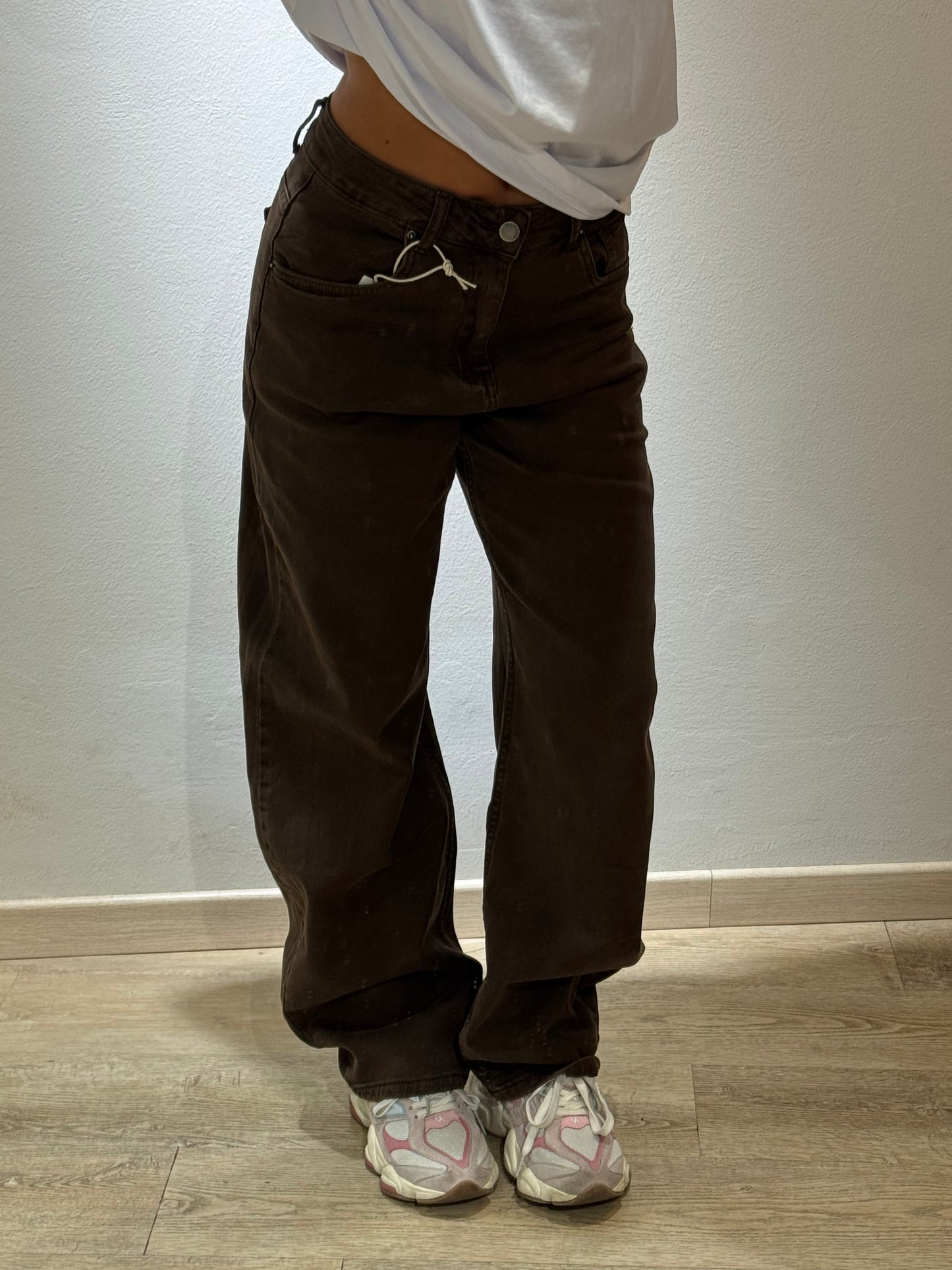 DENIM BALOON BROWN