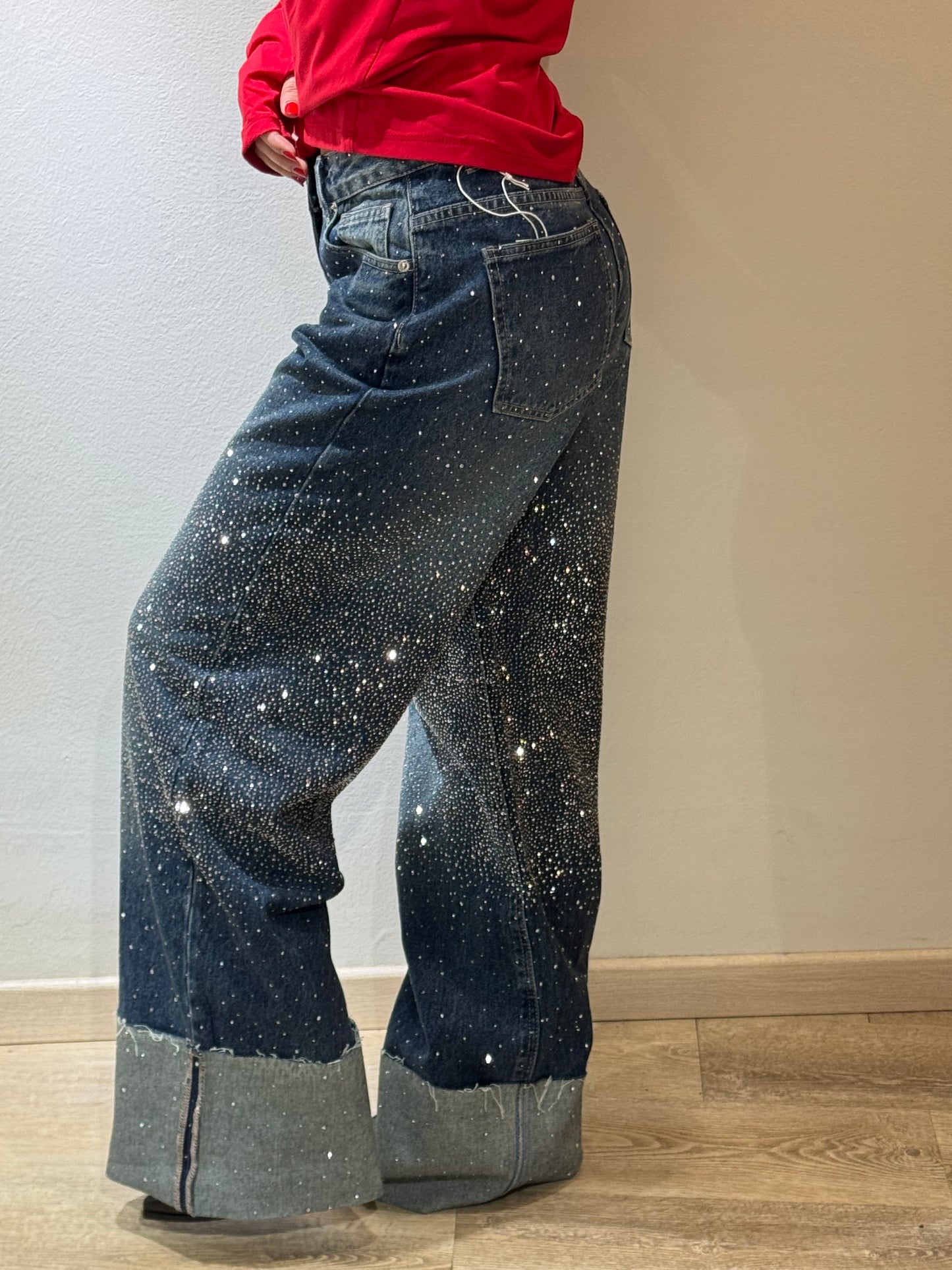 DENIM PIEGONE BLU LUXURY